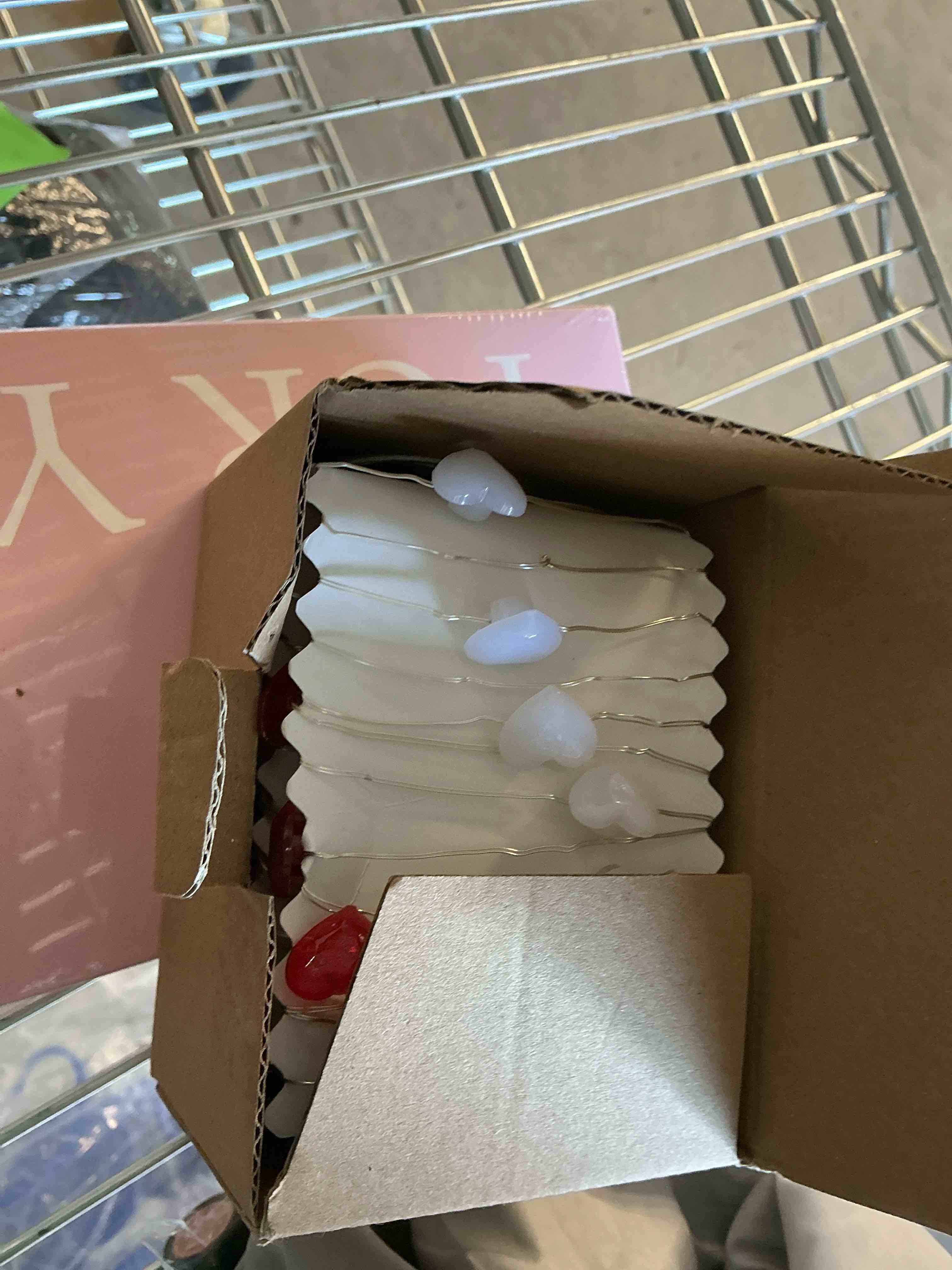 Condition photo showing New/Like New for Faiclrr Valentines Decor 10FT 30 LED Valentine's Lights with Timer, Red Pink White Heart Lights String Battery Operated, 8 Modes Valentines Decorations Heart Fairy Lights Romantic Decor Home Bedroom