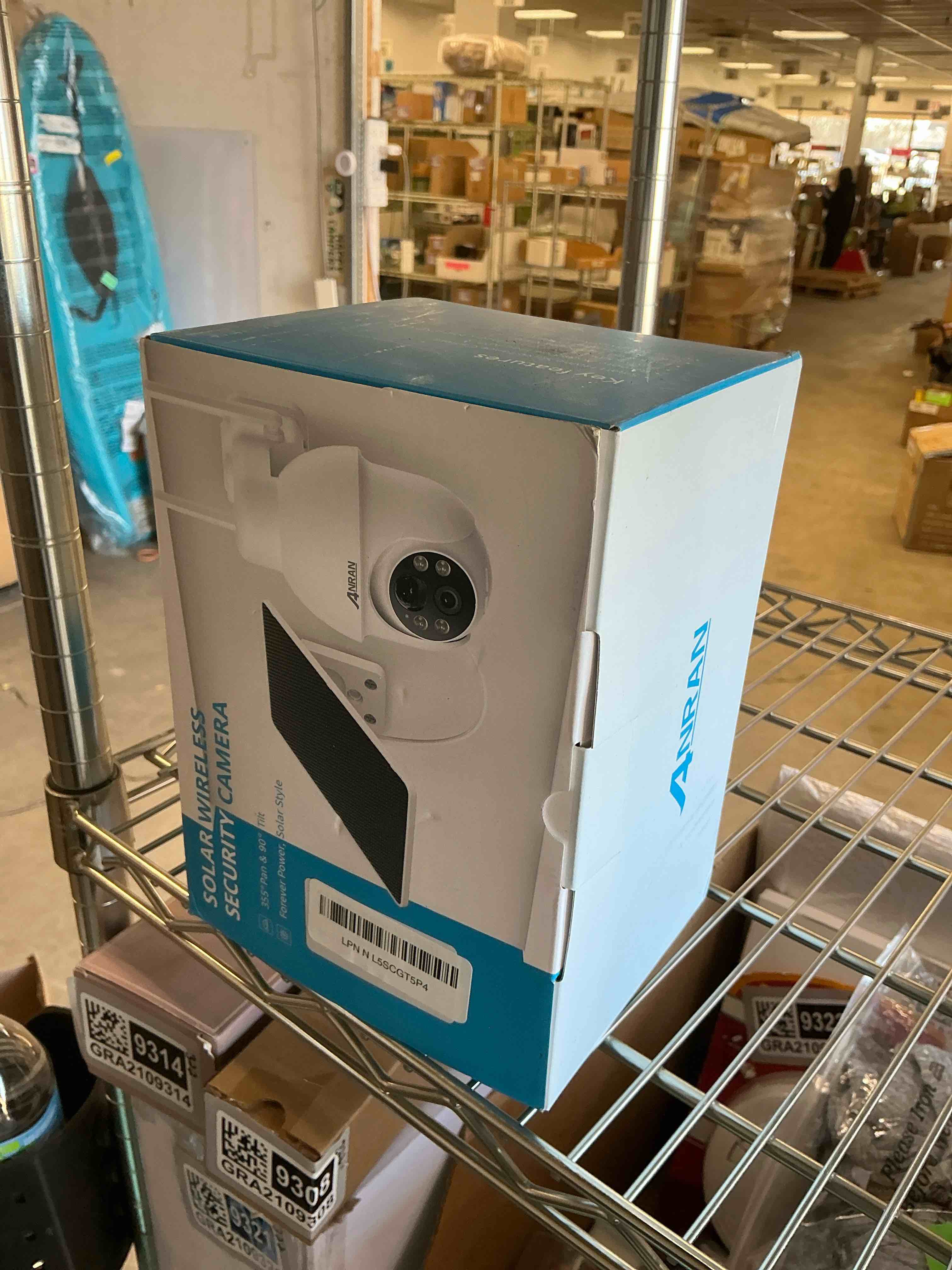 Condition photo showing New/Like New for ANRAN 2K Solar Security Camera Outdoor Wireless, WiFi Camera Battery-Powered with 360° PTZ for Home Security, 3MP Color Night Vision, PIR Motion Detection, Two-Way Audio, Compatible with Alexa