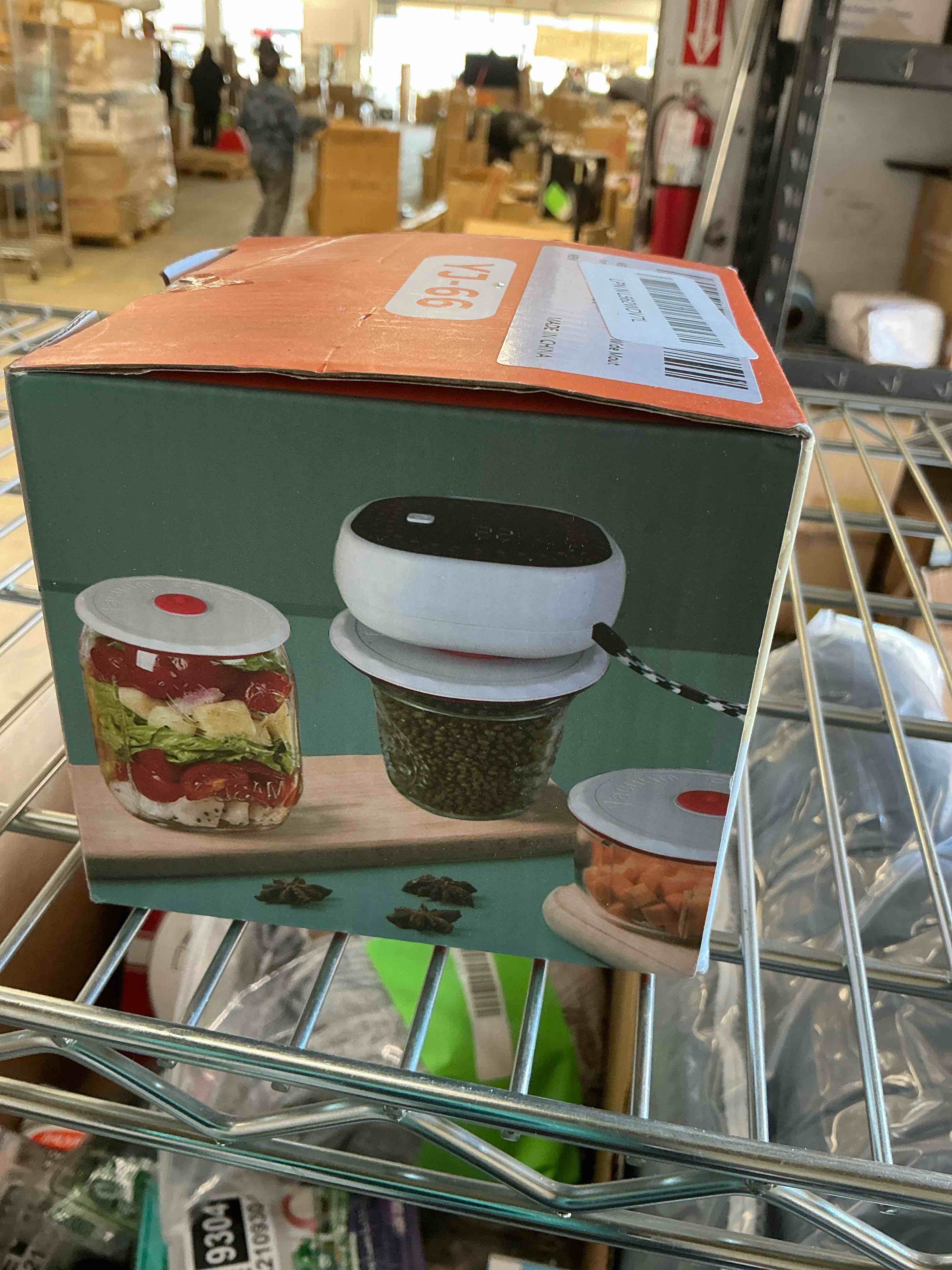 Condition photo showing Good Condition for Beatish Electric Mason Jar Vacuum Sealer Kit - Auto-Stop with Digital Display, 60kPa Ultra Strong Suction for Wide/Regular Mouth Jars, Preserve Freshness 12X Longer (Includes 6 Lids & Bag Adapters)