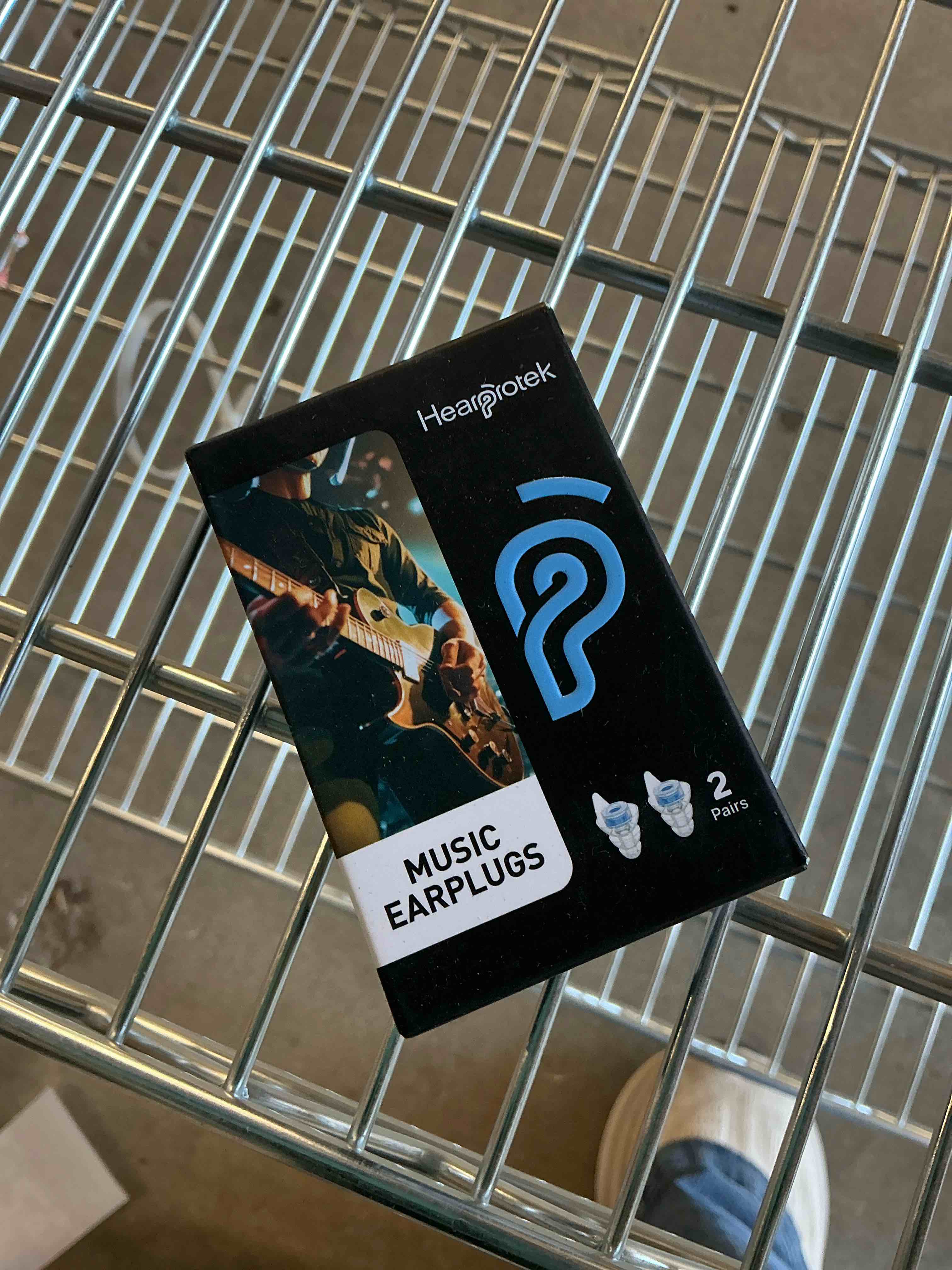 Condition photo showing Good Condition for Hearprotek Concert Ear Plugs, 2Pairs Reusable high Fidelity Musician Ear Plugs for Concerts Loud Music-Noise Reduction Ear Protection earplugs for Rave,Festival,Music,Tinnitus Relief Blue