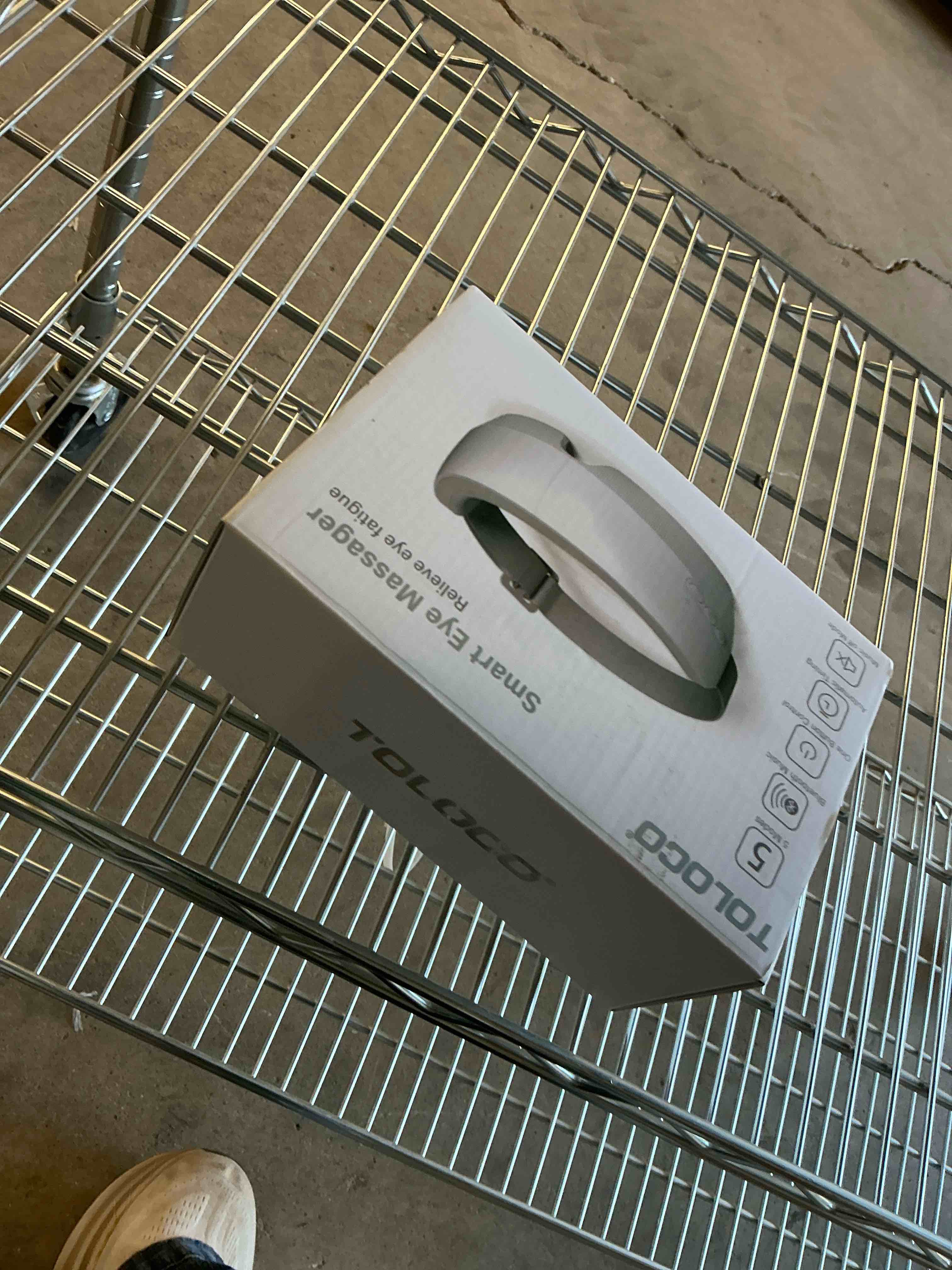Condition photo showing Good Condition for TOLOCO Eye Massager with Heat, FSA/HSA Eligible Eye Mask Massager for Migraines with Bluetooth Music, Face Massager for Eye Strain, Improve Sleep, Wedding, Birthday Gifts for Women/Men White