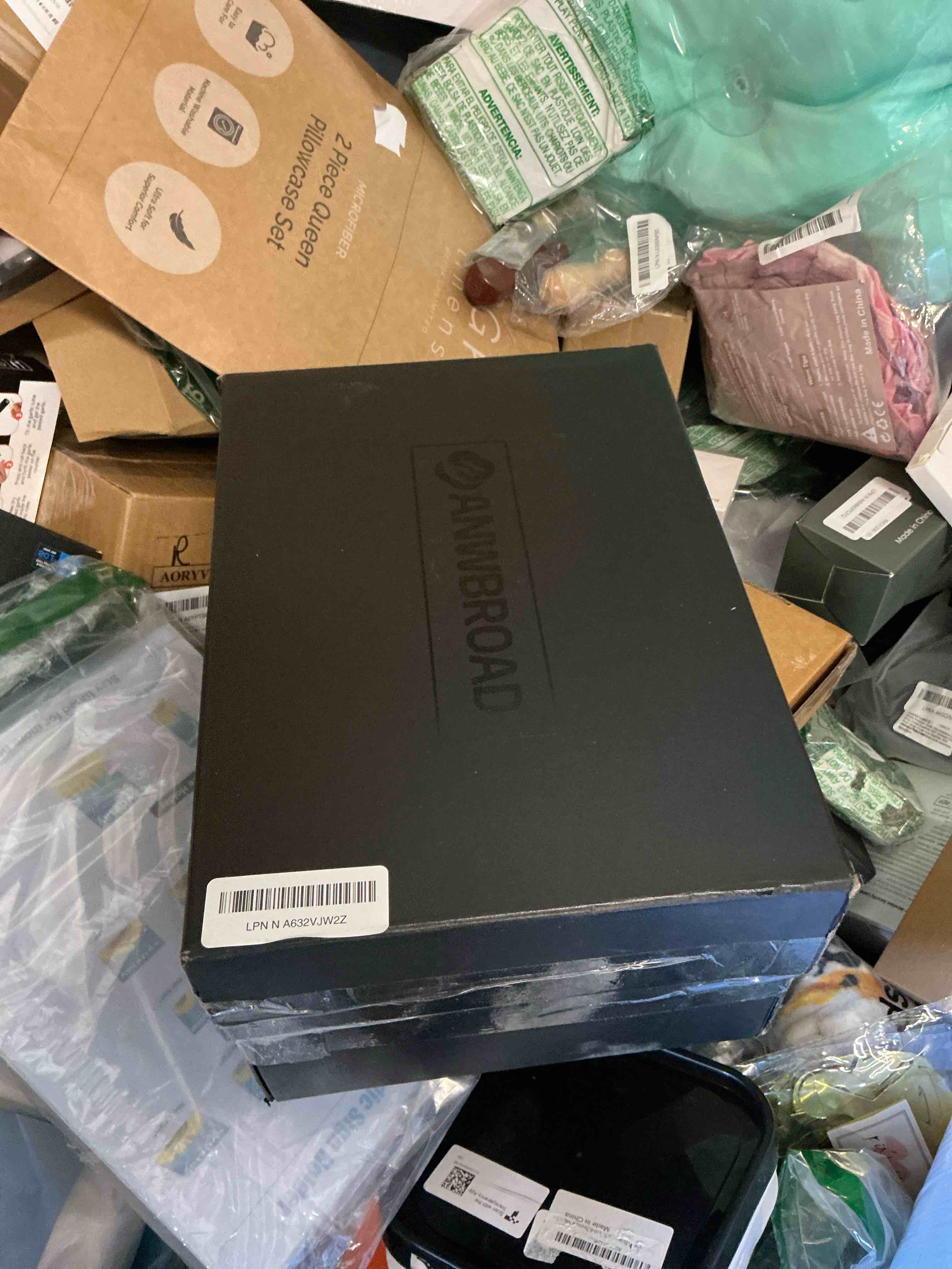 Condition photo showing Good Condition for ANWBROAD Watch Box 20 Slot Watch Cases for Men with Large Glass Lid 2-Tier Watch Display Case Lockable Wooden Watch Organizer Elegant Watch Holder for Women UJWB002Y