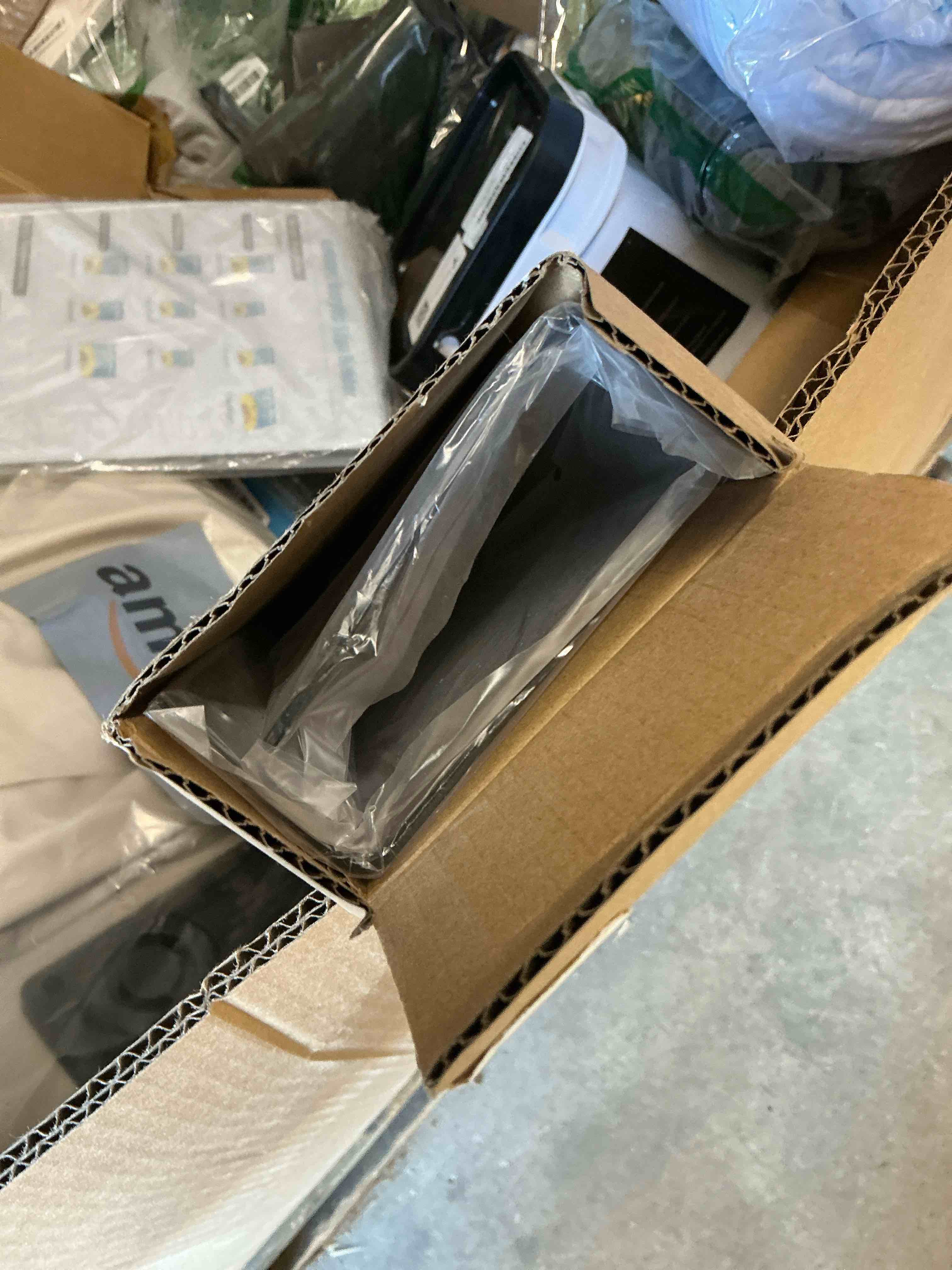 Condition photo showing Good Condition for upsimples Acrylic Shelves for Bathroom Storage, 15" Floating Shelves Wall Organizer for Perfume, Make up, Skincare, Kids Bookshelf for Bedroom, Nursery, Living Room Decor, Clear, 2 Pack 2 Clear