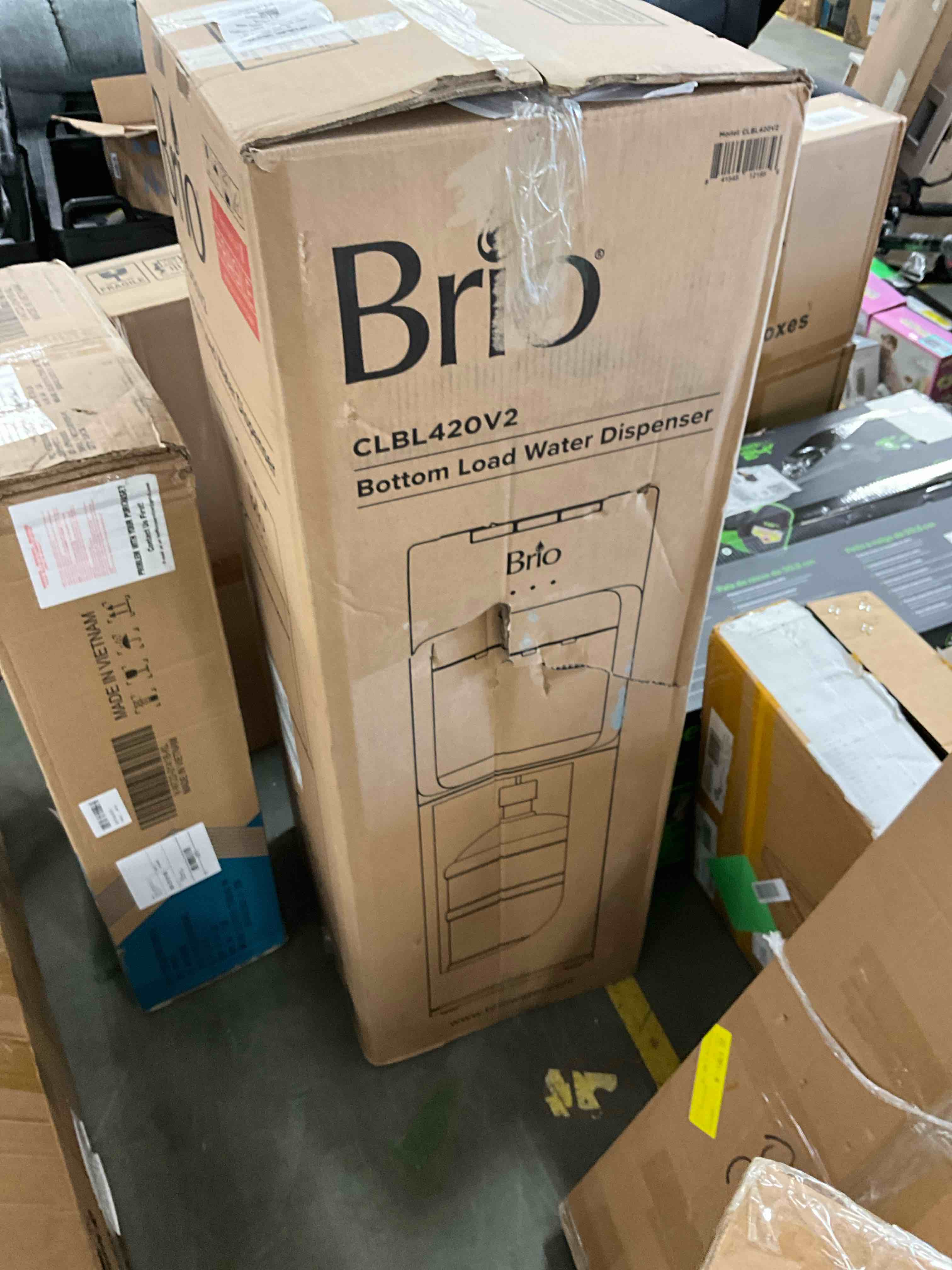 Condition photo showing Good Condition for Bottom Loading Water Dispenser with Compressor Cooling Stainless Steel Body & Aluminum Motor High Dispensing Area Safety Lock