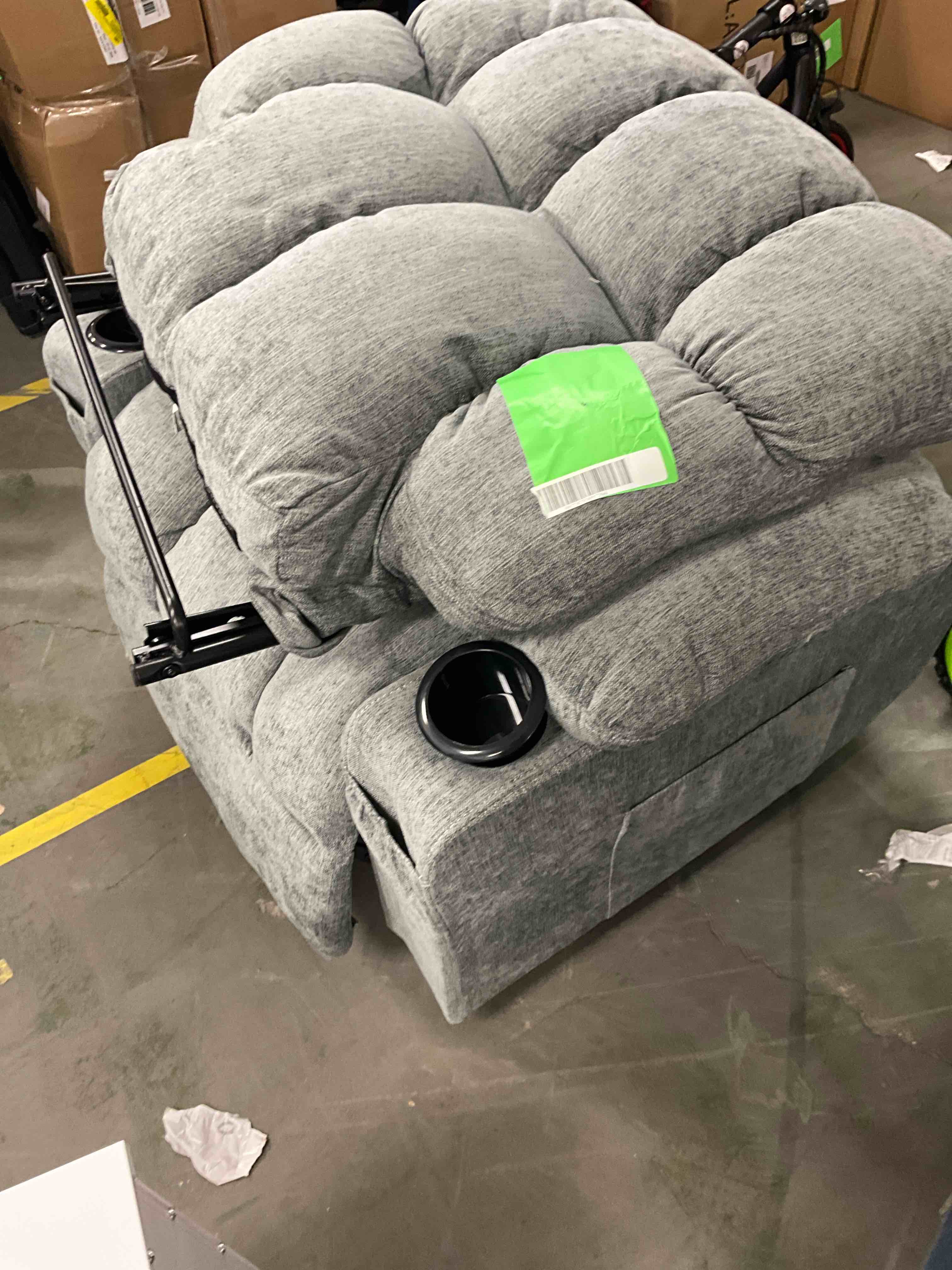 Condition photo showing Good Condition for JONPONY Power Lift Recliner Chair for Elderly with Heat and Vibration Massage Recliner Chair with USB Charge Port for Living Room- Infinite Position, Side Pocket,Grey