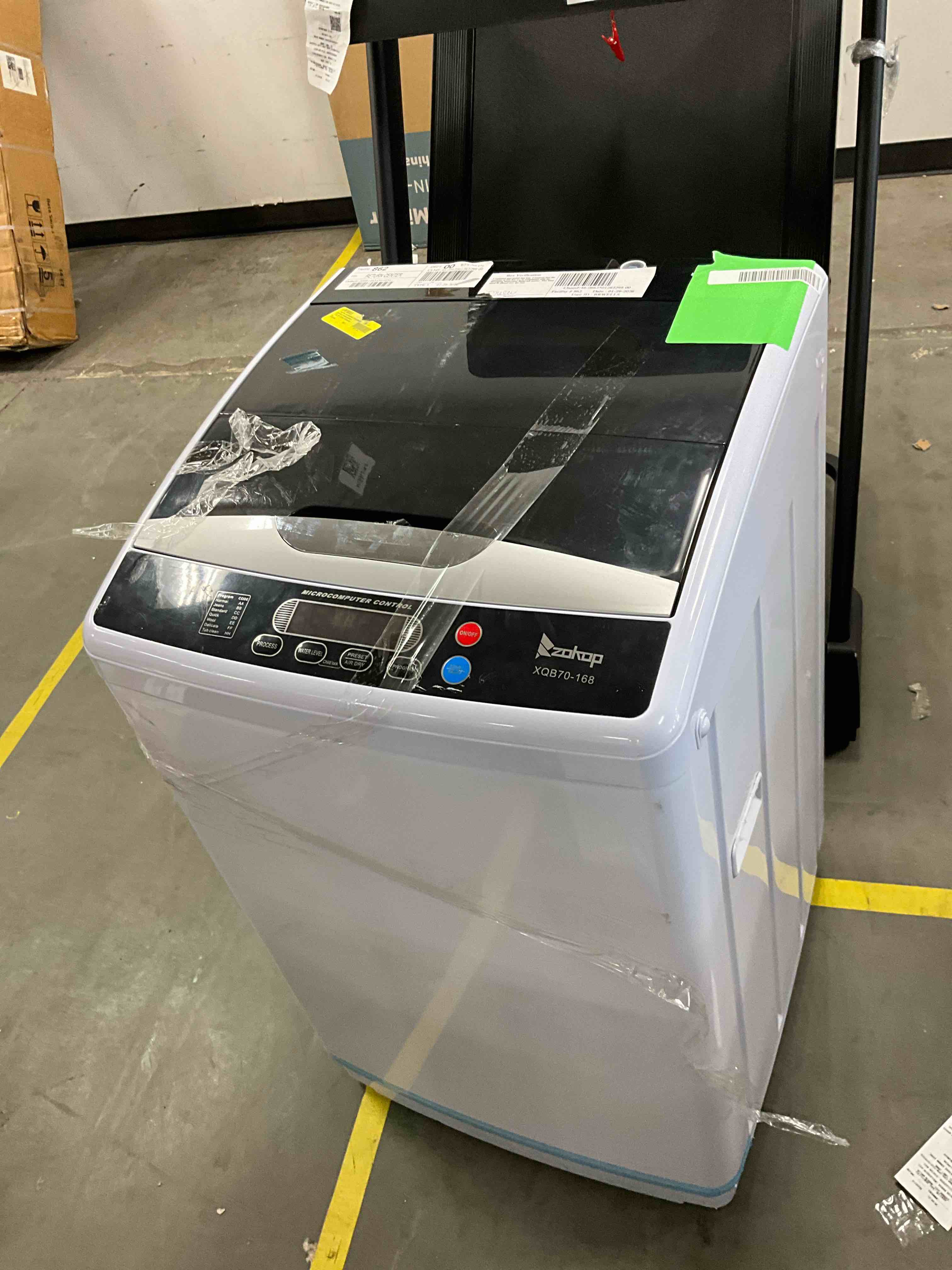 Condition photo showing Good Condition for Ktaxon Portable Washing Machine, Full Automatic Washer and Dryer Combo, with Built-in Pump Drain 25 LBS Capacity Laundry Washer Spin Dryer for Apartment Dorm
