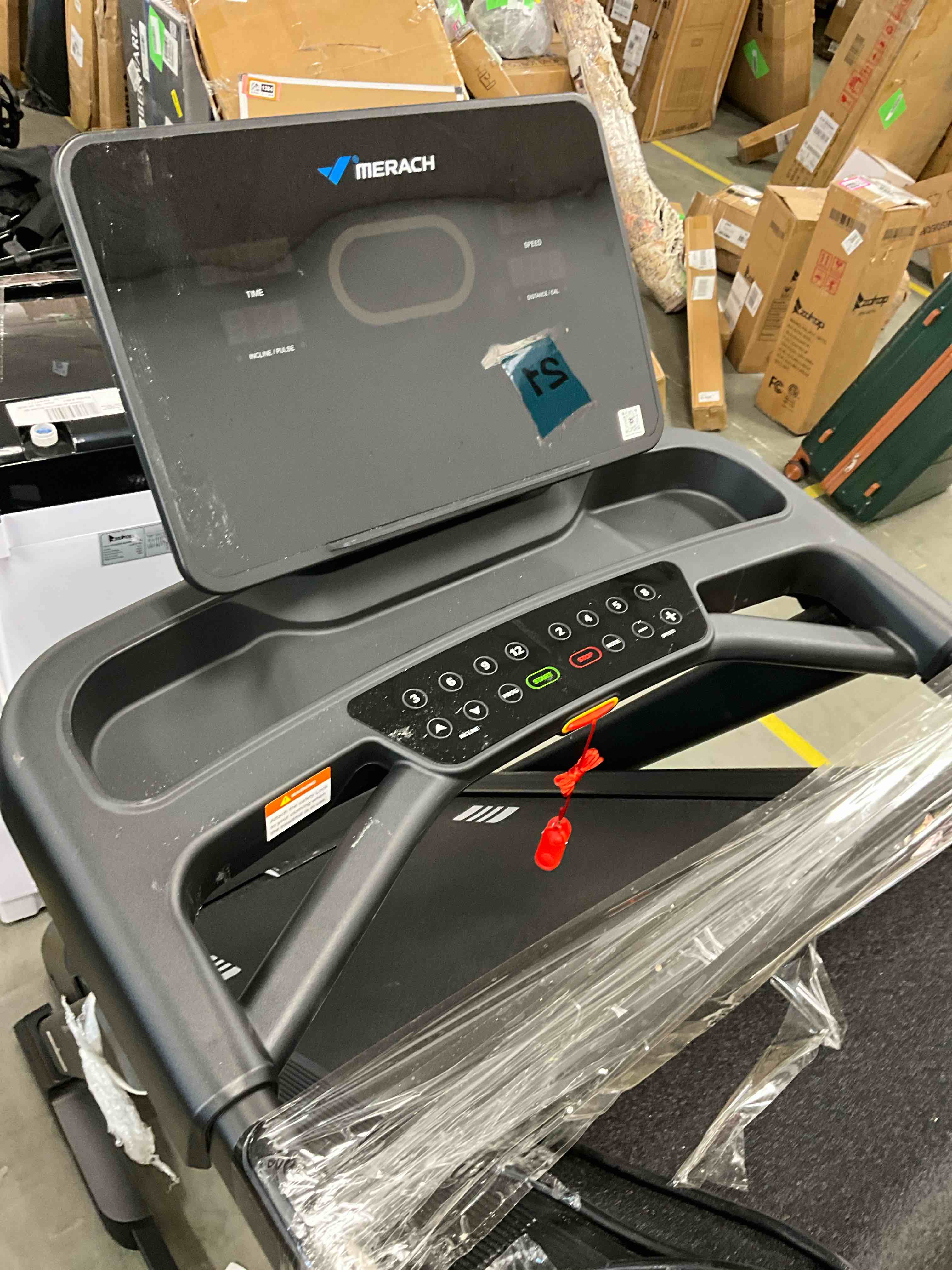 Condition photo showing Good Condition for MERACH Folding Treadmill with 18% Auto Incline, 3.5HP Treadmill with Wide Belt, 350lbs Capacity, App Control
