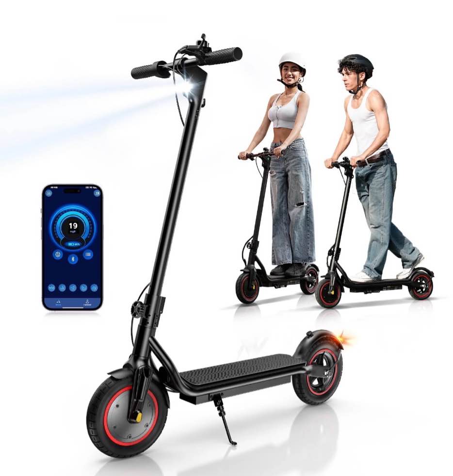 LiteFive LF5 350W Electric Scooter for Adults, 19mph & 21Miles Range, Folding Commuting E-Scooter