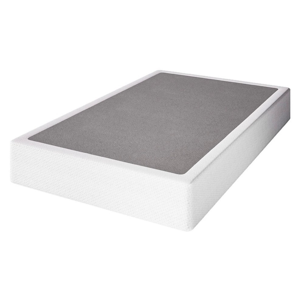 uliesc 7 inch twin box spring, twin size box spring only, metal box spring twin with fabric cover, sturdy mattress foundation, noise free, non-slip, easy assembly