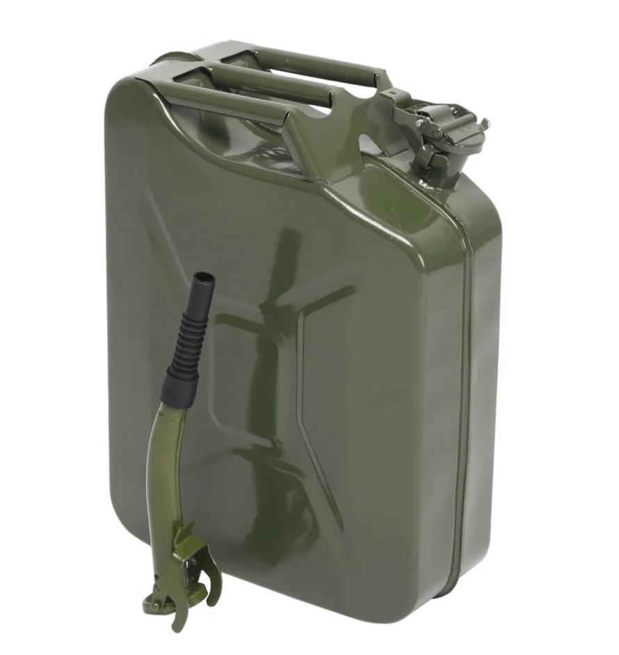 ktaxon portable jerry can 20l 5gal capacity  emergency backup fuel container  army green  us standard