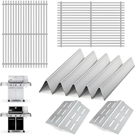 genesis grill replacement parts for weber genesis e-310 e-320 e-330 s-310 s320 s-330 ep-310 ep-320 gas grill cooking grates flavorizer bars heat defl