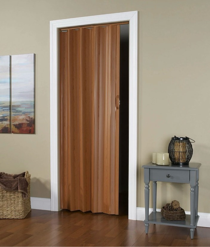 homestyle regent 36  x 80  pvc folding door fruitwood