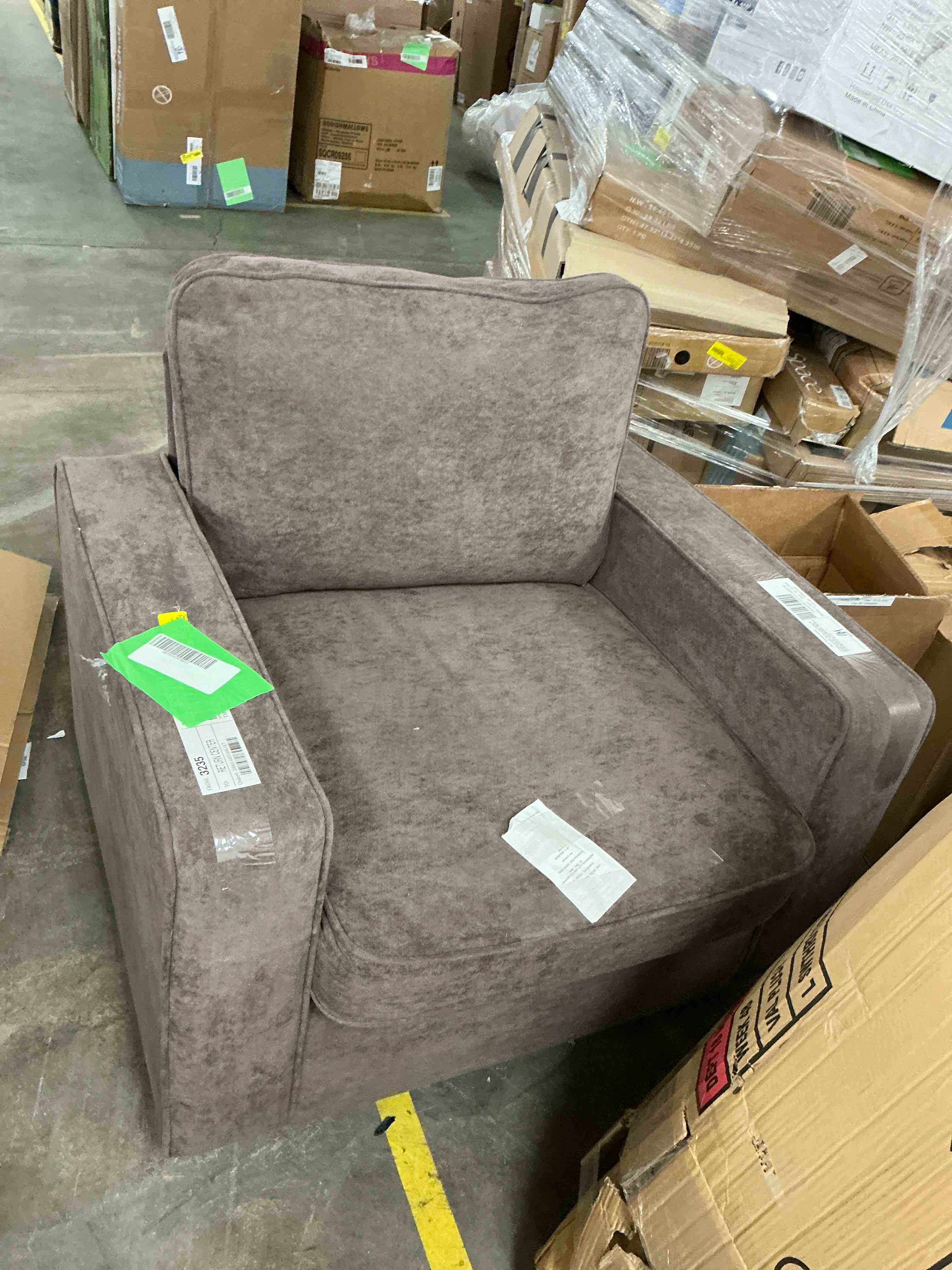 Condition photo showing Good Condition for COOLHUT 360° Swivel Accent Chair Set of 1, 36.2" Wide Accent Chair Armchair, Comfy Upholstered Single Sofa Chair for Living Room and Bedroom, Coffee