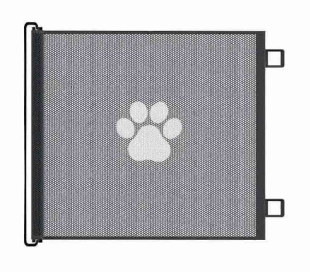 automatic rebound door barrier cloth pet gate?door gate? pet gate? dog door gate?small