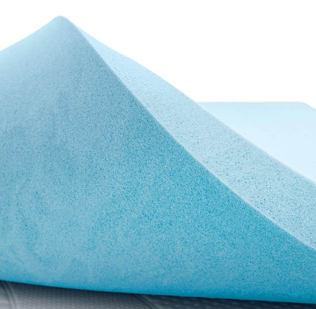 bdeus 2 inch mattress topper, cooling gel memory foam bed topper for pressure relief, queen