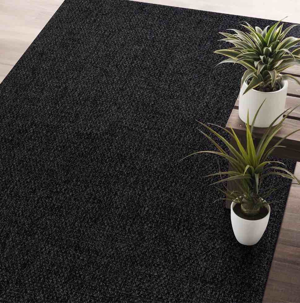 camilson easy jute rug indoor outdoor farmhouse area rugs dark gray 4x6