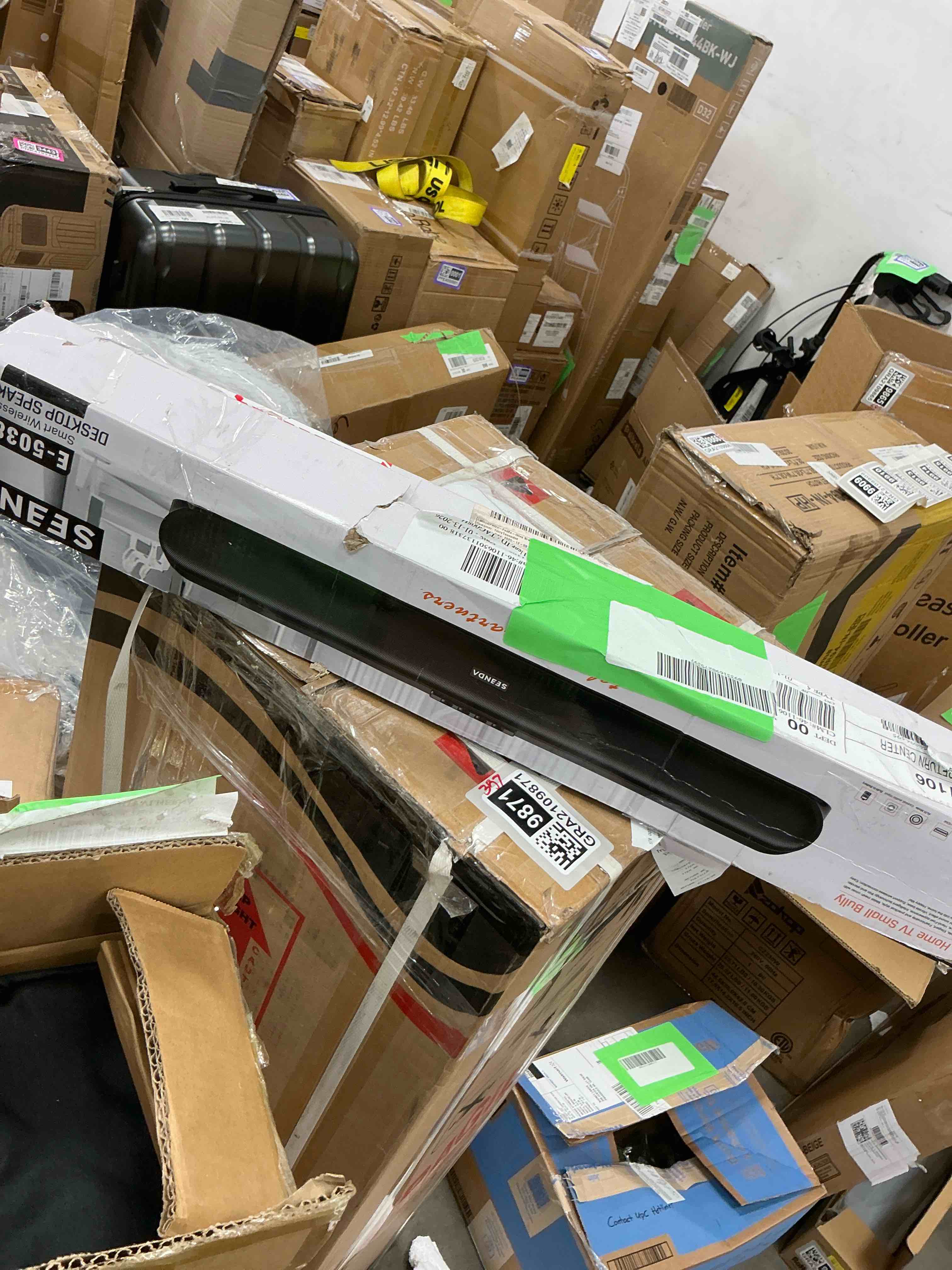 Condition photo showing Good Condition for Seenda Sound Bar for TV, Wired & Wireless Bluetooth 5.0 3D Surround Speakers, AUX/COAX/HDMI/USB Connection