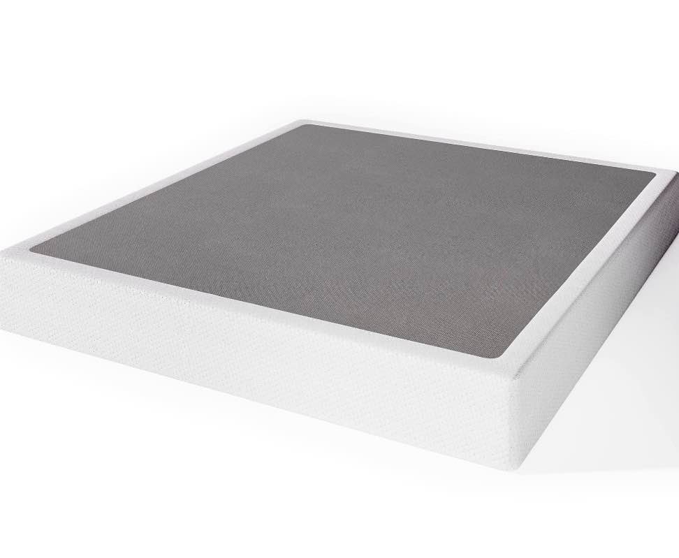 ULIESC Queen Box Spring, 7 Inch Queen Size Box Spring Only, Metal Box Spring Queen with Fabric Cover, Sturdy Mattress Foundation, Noise Free, Non-Slip, Easy Assembly