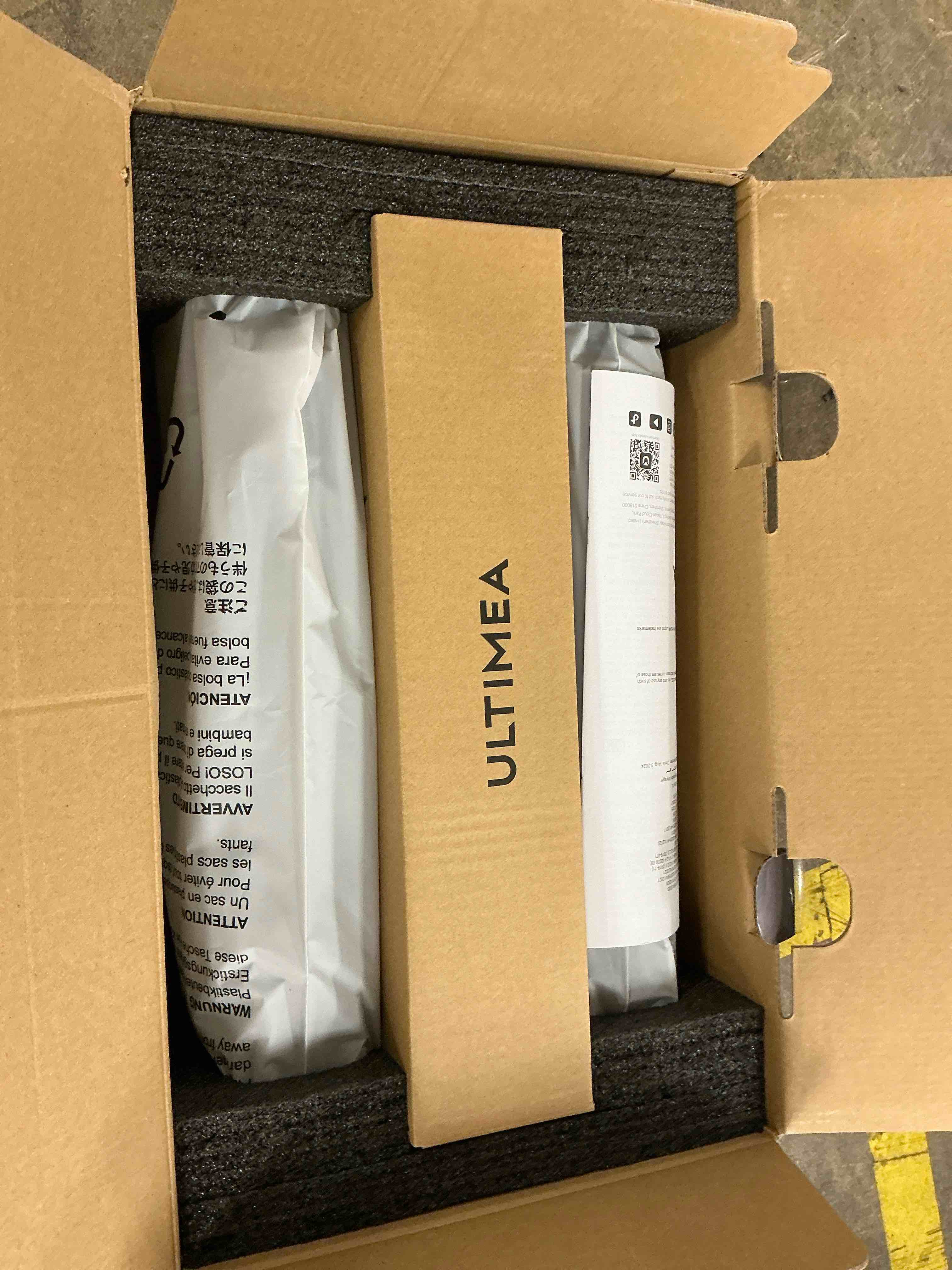 Condition photo showing New/Like New for ULTIMEA 2.2ch Sound Bar for TV Built-in Dual Subwoofer 2 in 1 Separable Bluetooth 5.3 Soundbar Bassmax Adjustable TV Surround Sound Bar HDMI-ARC/Optical/Aux Home Theater Speakers Wall Mount