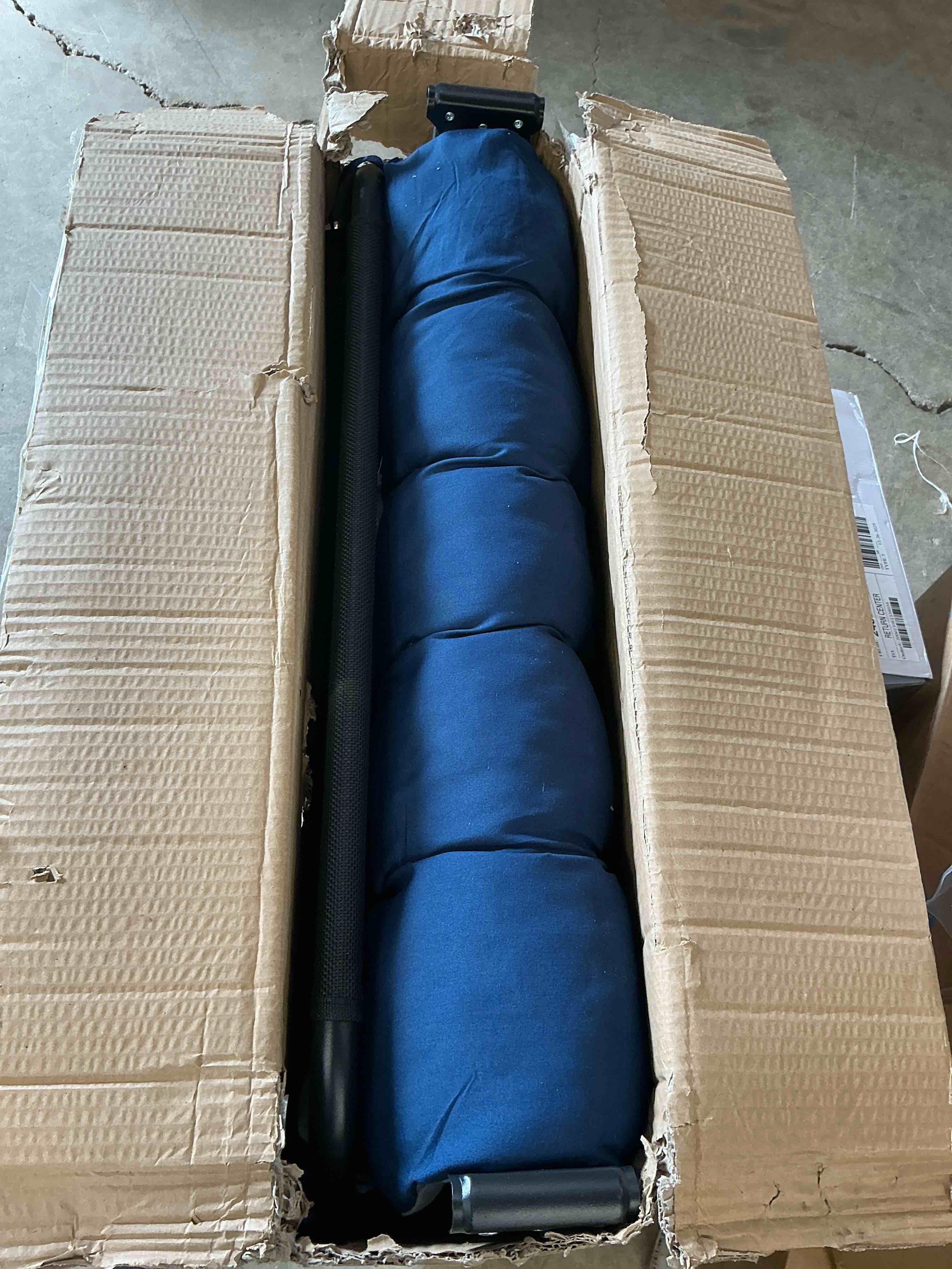 Condition photo showing Good Condition for GVDV Portable Folding Camping Cot with Mattress, 29" Wide Multi-Position Folding Chaise Lounge Chair, Oversized Folding Bed Sleep Cot for Outdoor, Home, Office