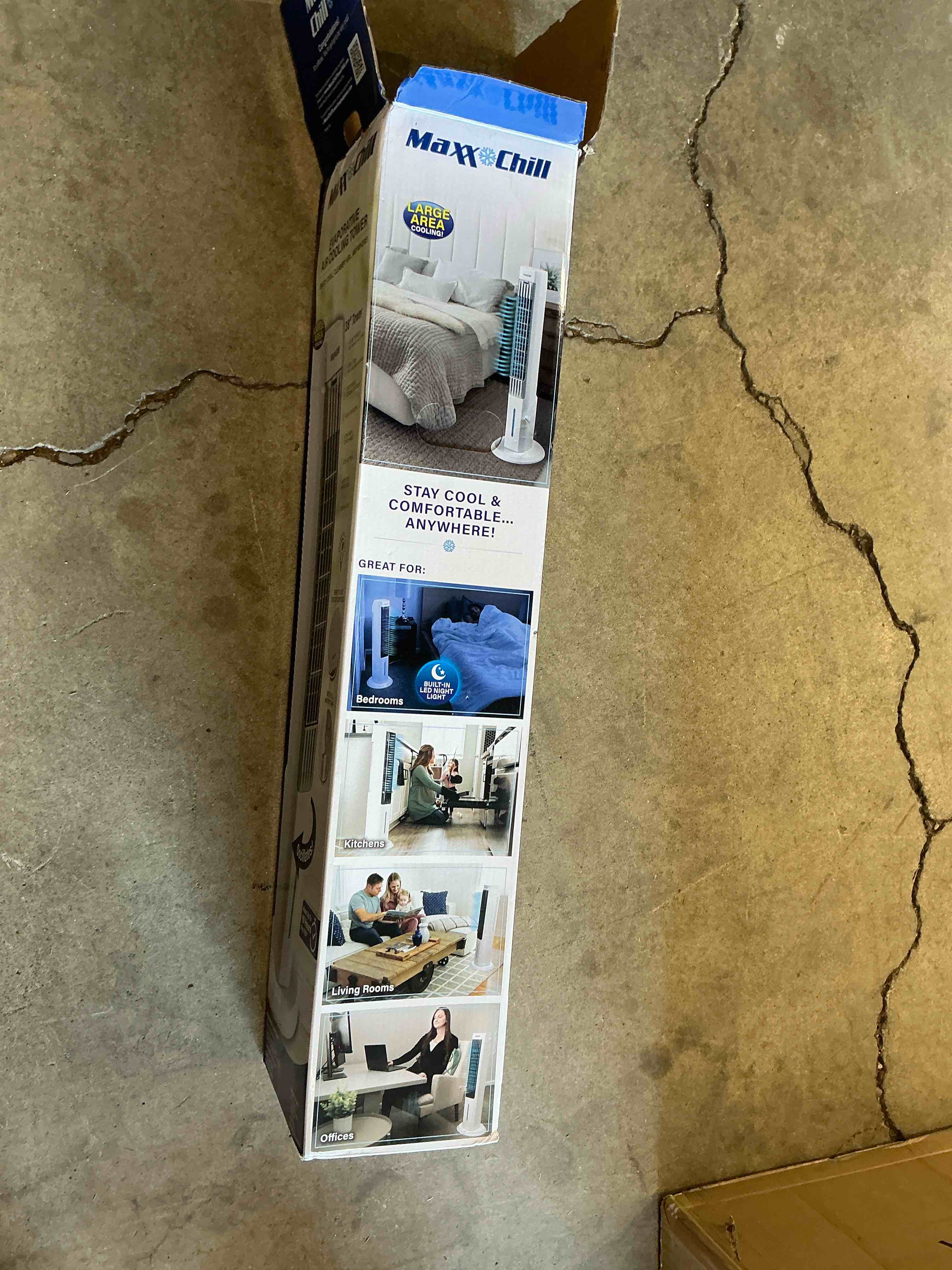 Condition photo showing Good Condition for product maxx chill (120-volt) white ventless portable air conditioner cools 100-sq ft