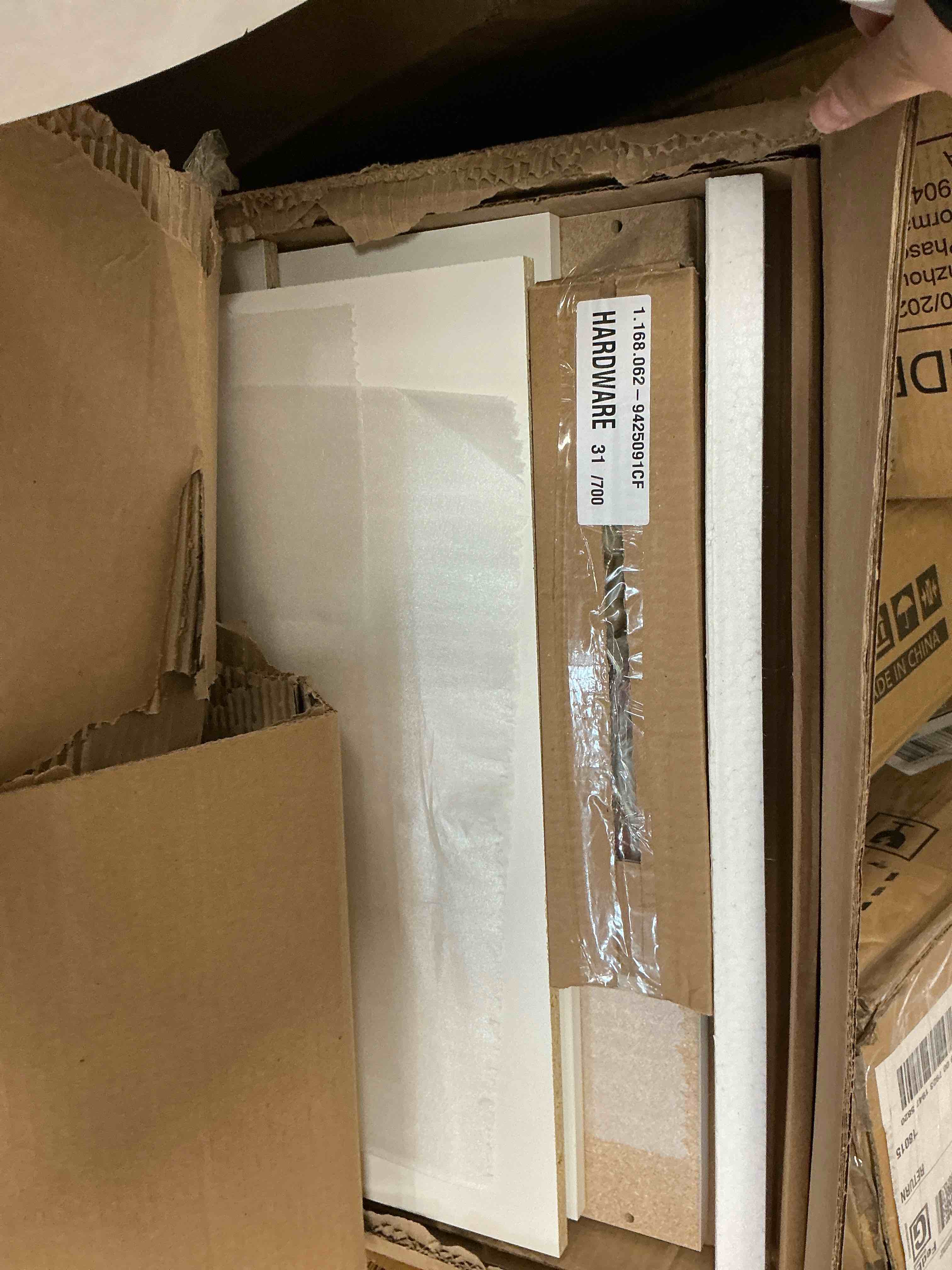 Condition photo showing Good Condition for madesa - gaming computer desk 39 inch with 2 shelves and headphone hanger - white