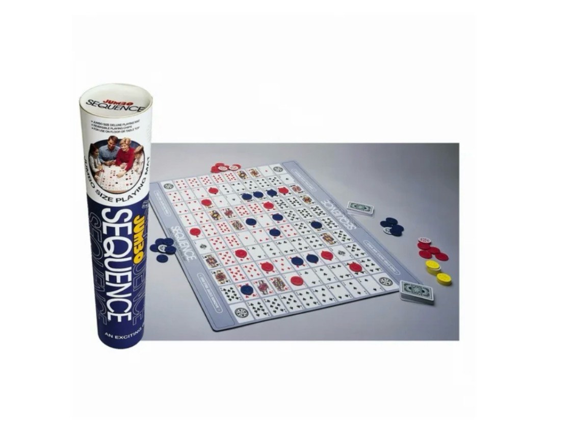 pressman games - jumbo sequence game - tube edition