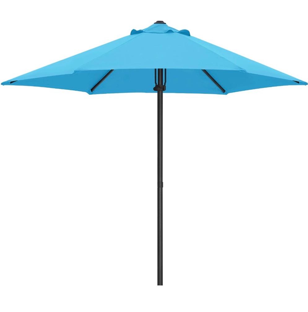 abccanopy 7.5ft outdoor market hand push patio umbrella 12+colors turquoise