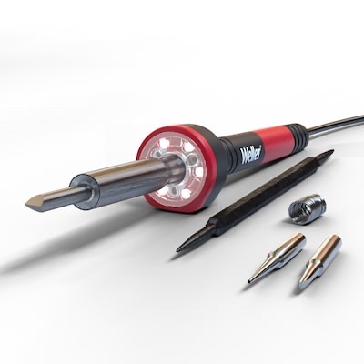 weller 60with 120v soldering iron kit led halo ring