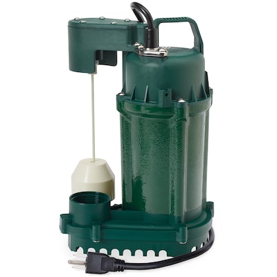 Zoeller 1/2 HP 115V Cast Iron Submersible Sump Pump 60 GPM 1075-0001