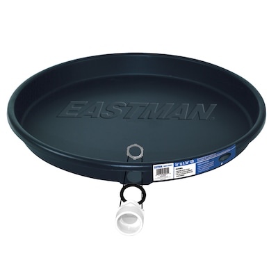 eastman 24-in id plastic water heater drain pan-pan only