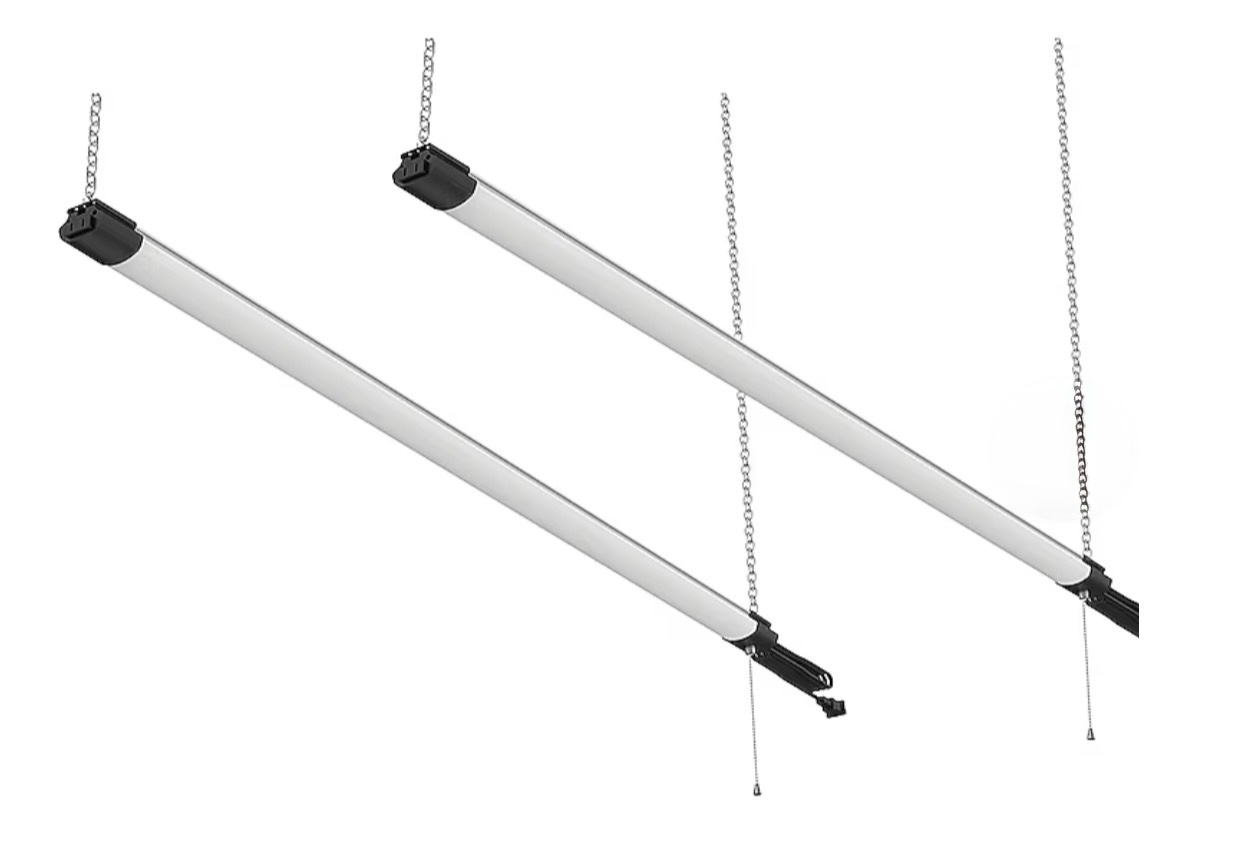 Utilitech 4-ft 4000 Lumens White Cool White LED Linear Garage Shop Light 2 -Pack