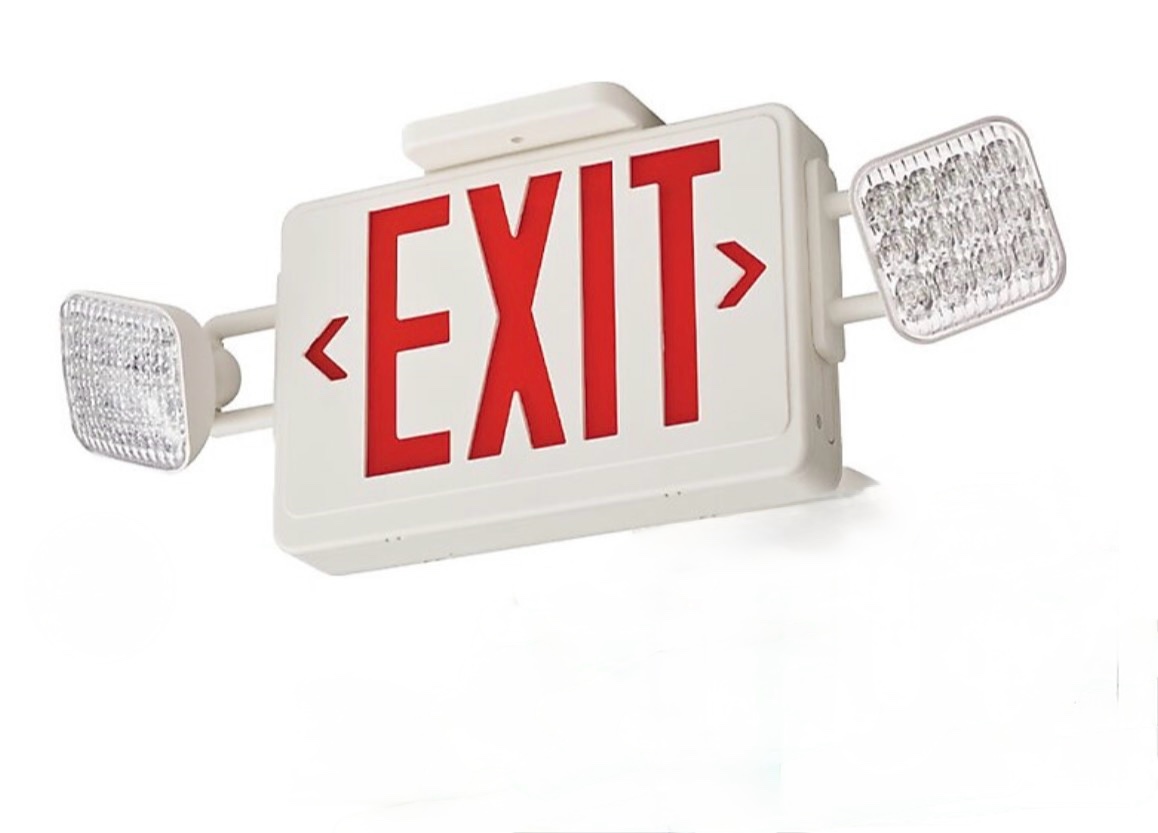 Lithonia Lighting Contractor Select ECRG 3.5 -Watt 120/277 -Volt LED White Hardwired Exit Light with