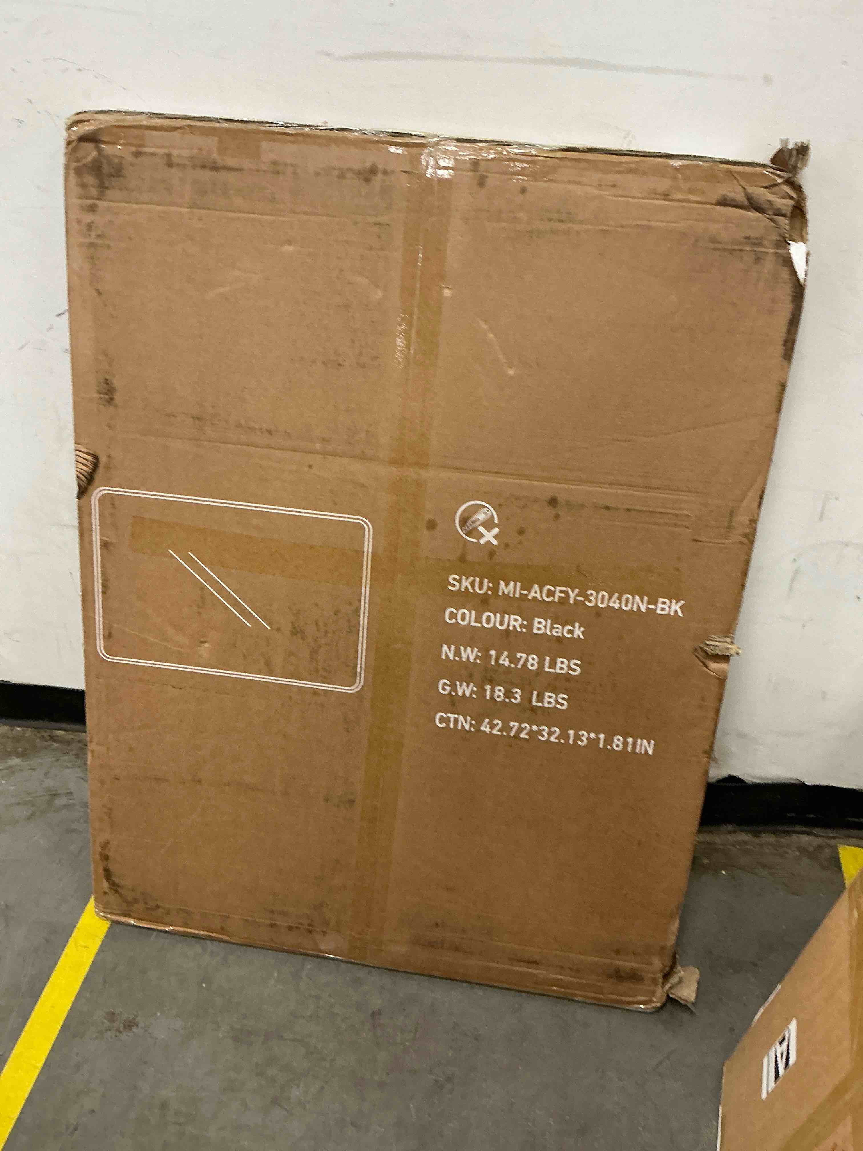 Condition photo showing New/Like New for edx bathroom mirror 40 x 30 wall mirror with rectangular metal frame black