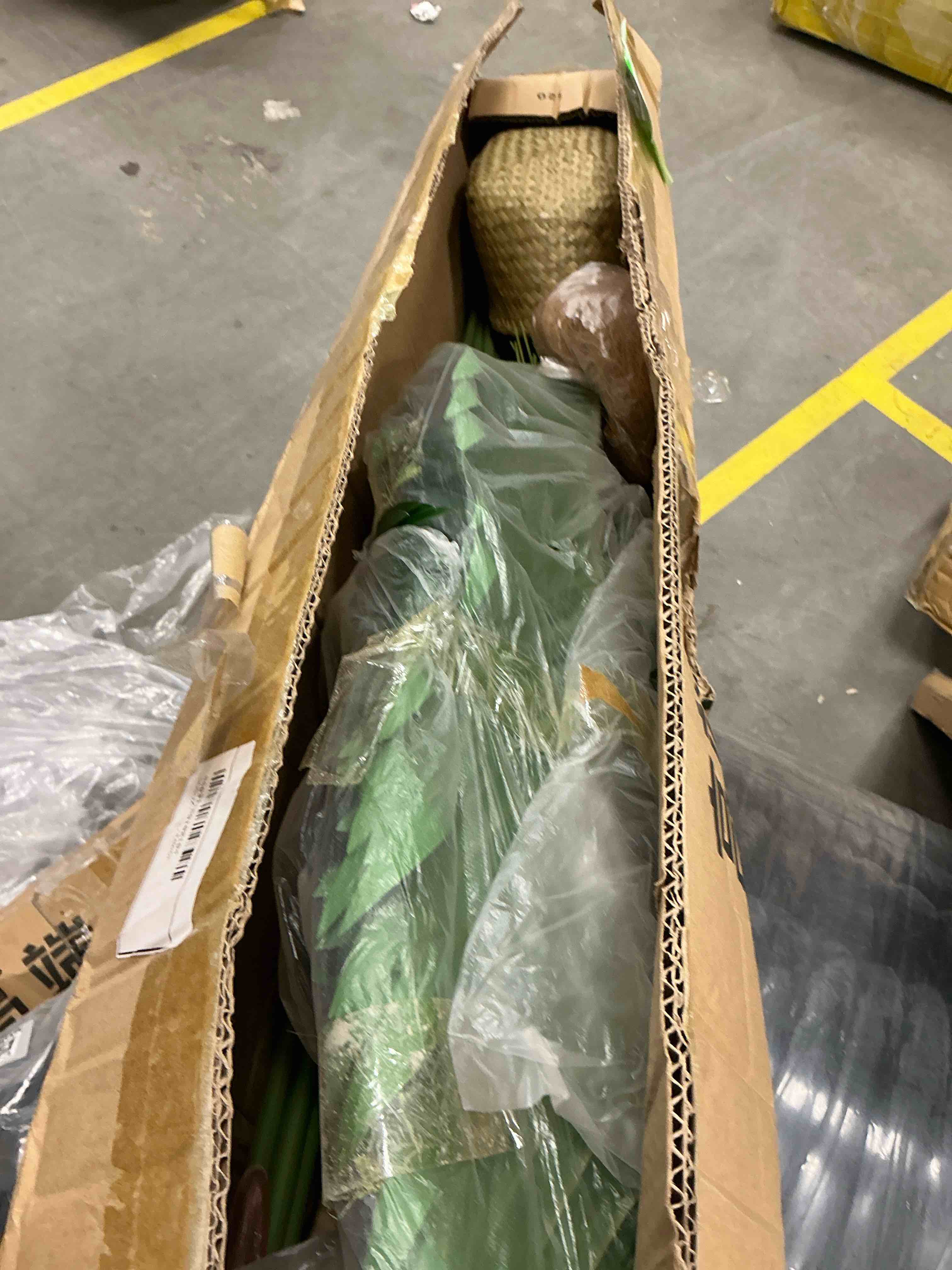 Condition photo showing New/Like New for susuzi artificial plants, 6ft fake palm tree, pre potted faux greenery tree for home decor office house living room indoor outdoor 6 foot