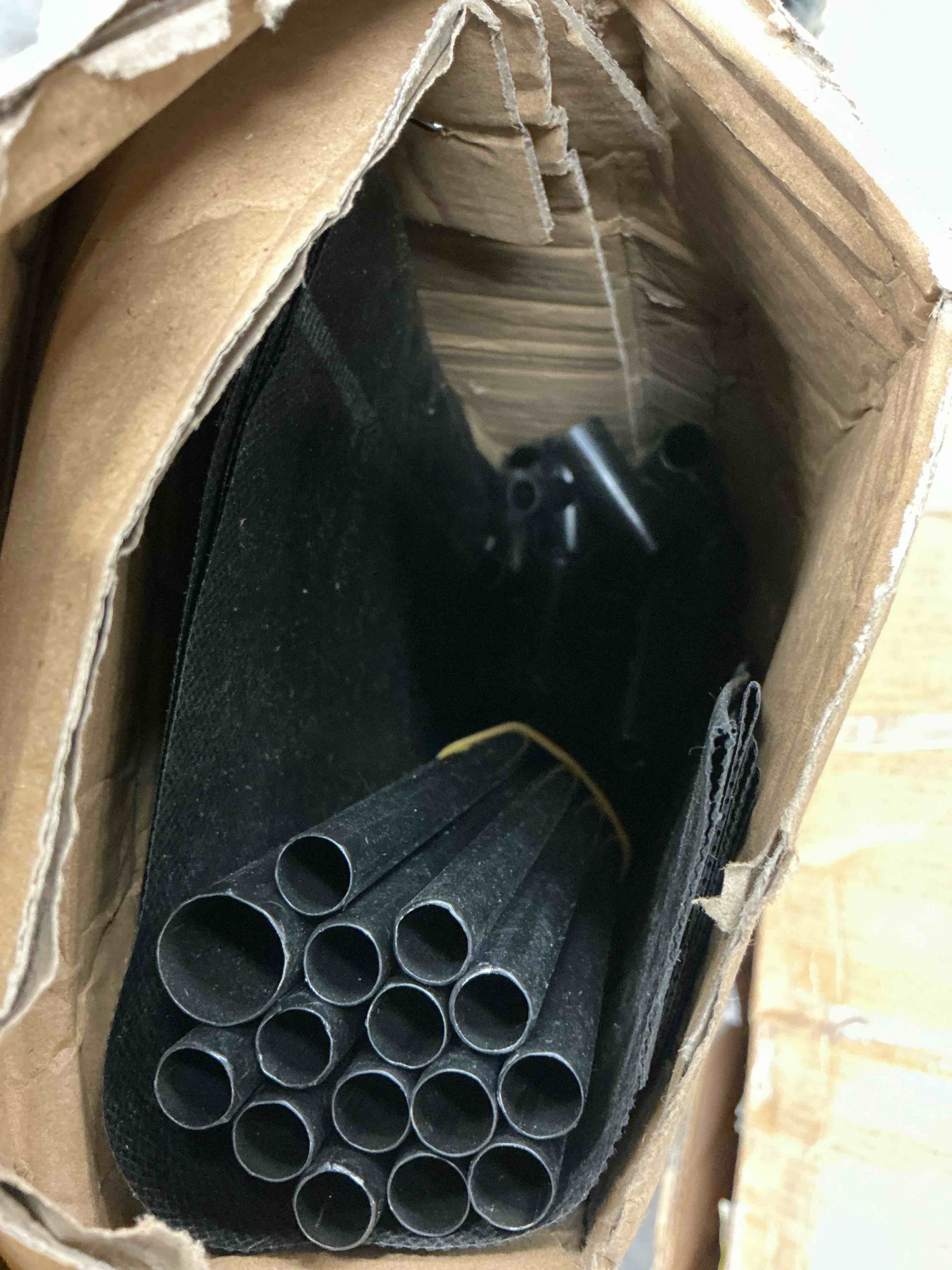 Condition photo showing Good Condition for brochao 5-tier dust-proof freestanding shoe rack black