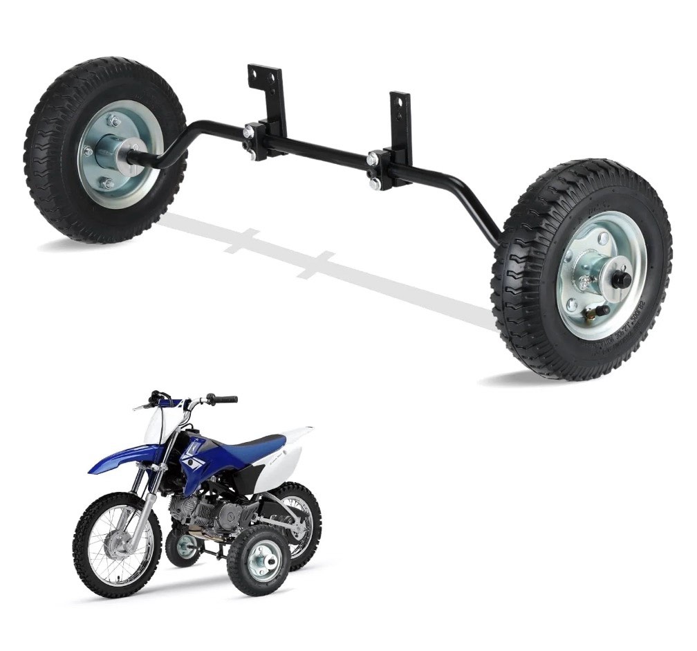dirt bike training wheels compatible with razor mx350 mx125 mx400 honda crf50 xr50 z50 z50r yamaha pw50 ttr50 etc most 50cc 49cc dirt bike adjustable height kid training wheels