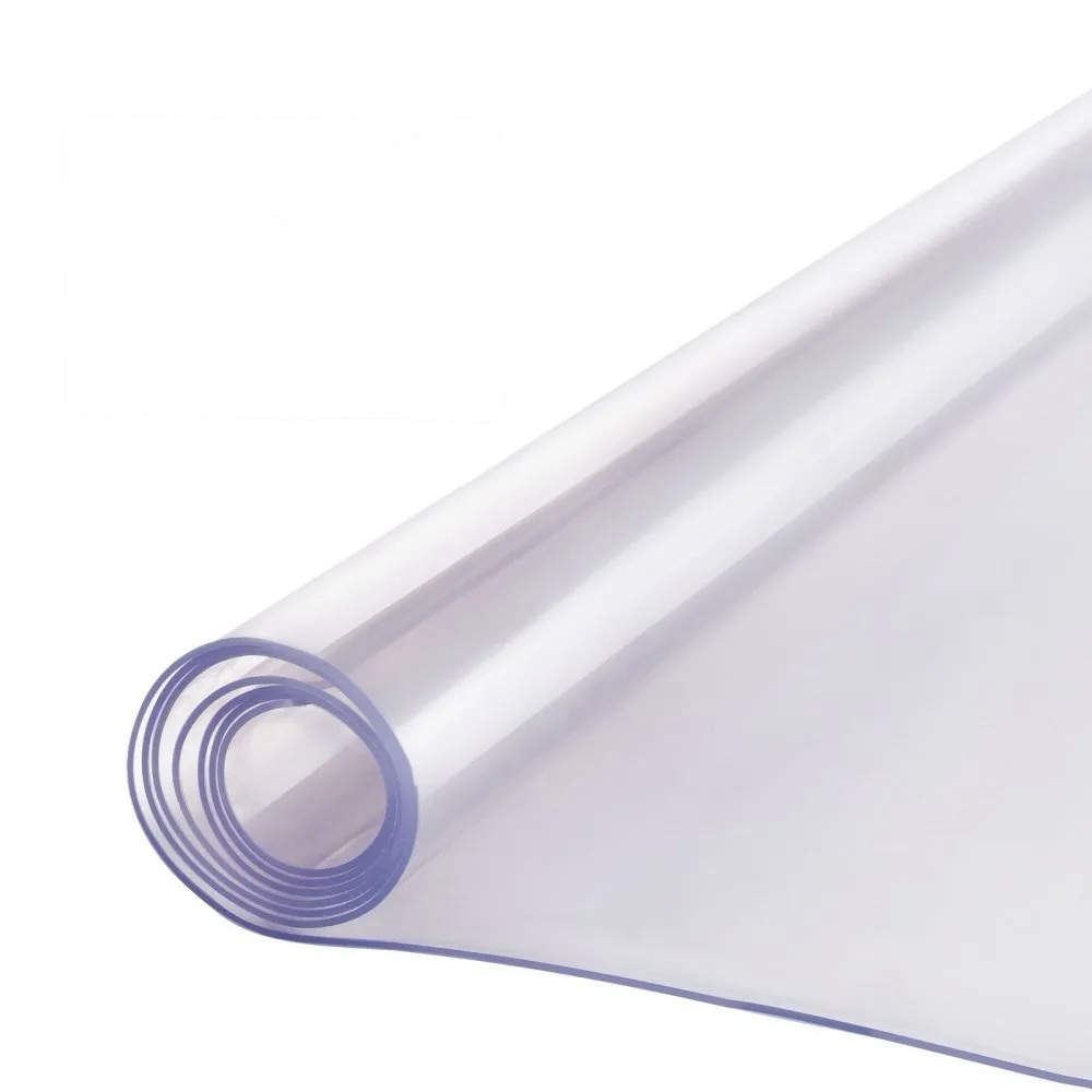 VEVOR Plastic Table Cover, 42 x 72 Inch 2.0 mm Thick Clear Table Protector