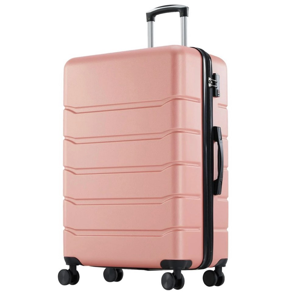 Condition photo showing Good Condition for concetta 28 inch luggage  lightweight expandable rolling suitcase  hard shell abs & tsa lock double spinner wheels suit case  pink