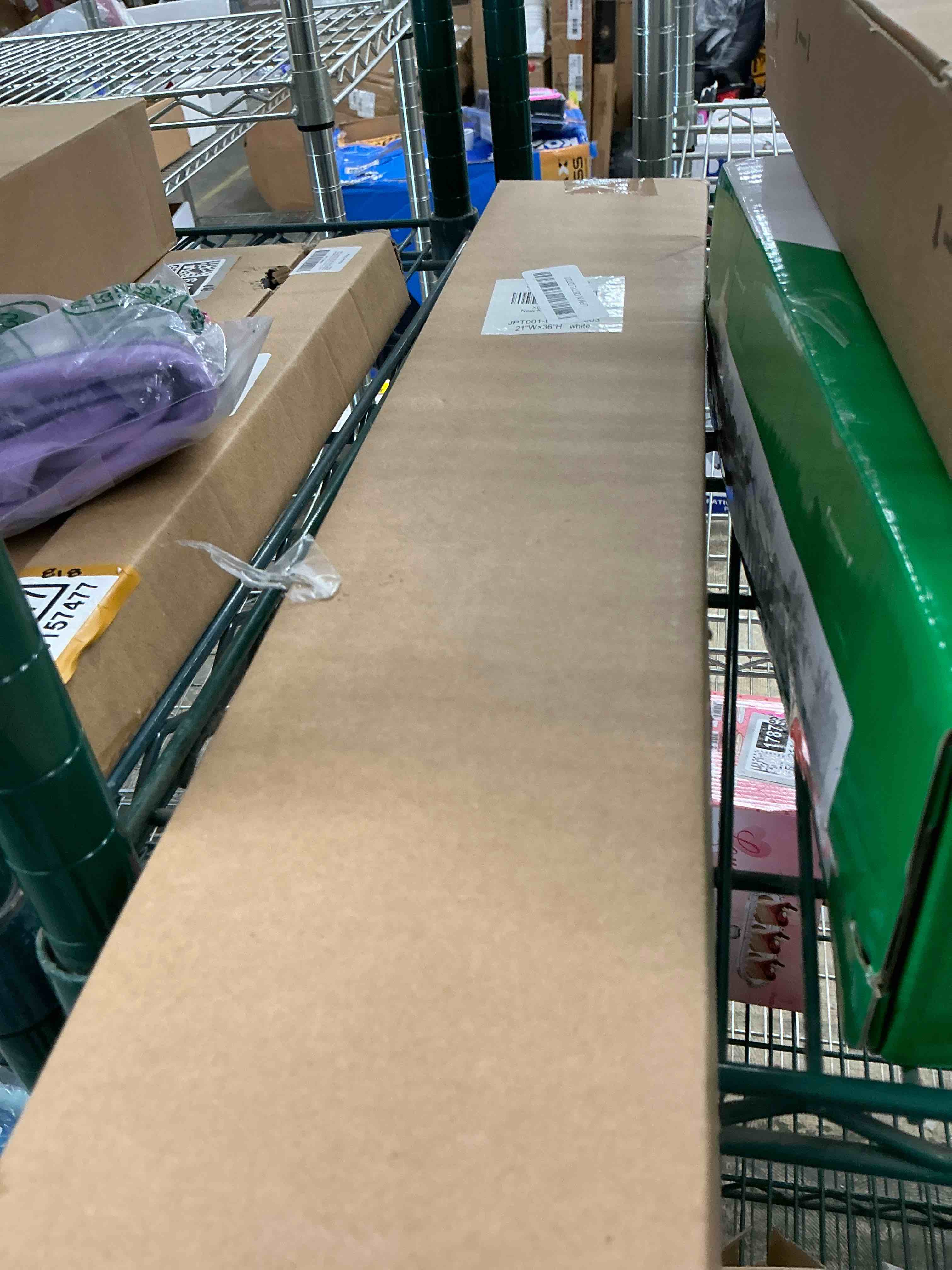 Condition photo showing Good Condition for lazblinds no tools no drill cordless cellular shades, blackout light blocking honeycomb shades for home, thermal insulation blinds for windows, 21" w x 36" h, white blackout-white 21" w x 36" h