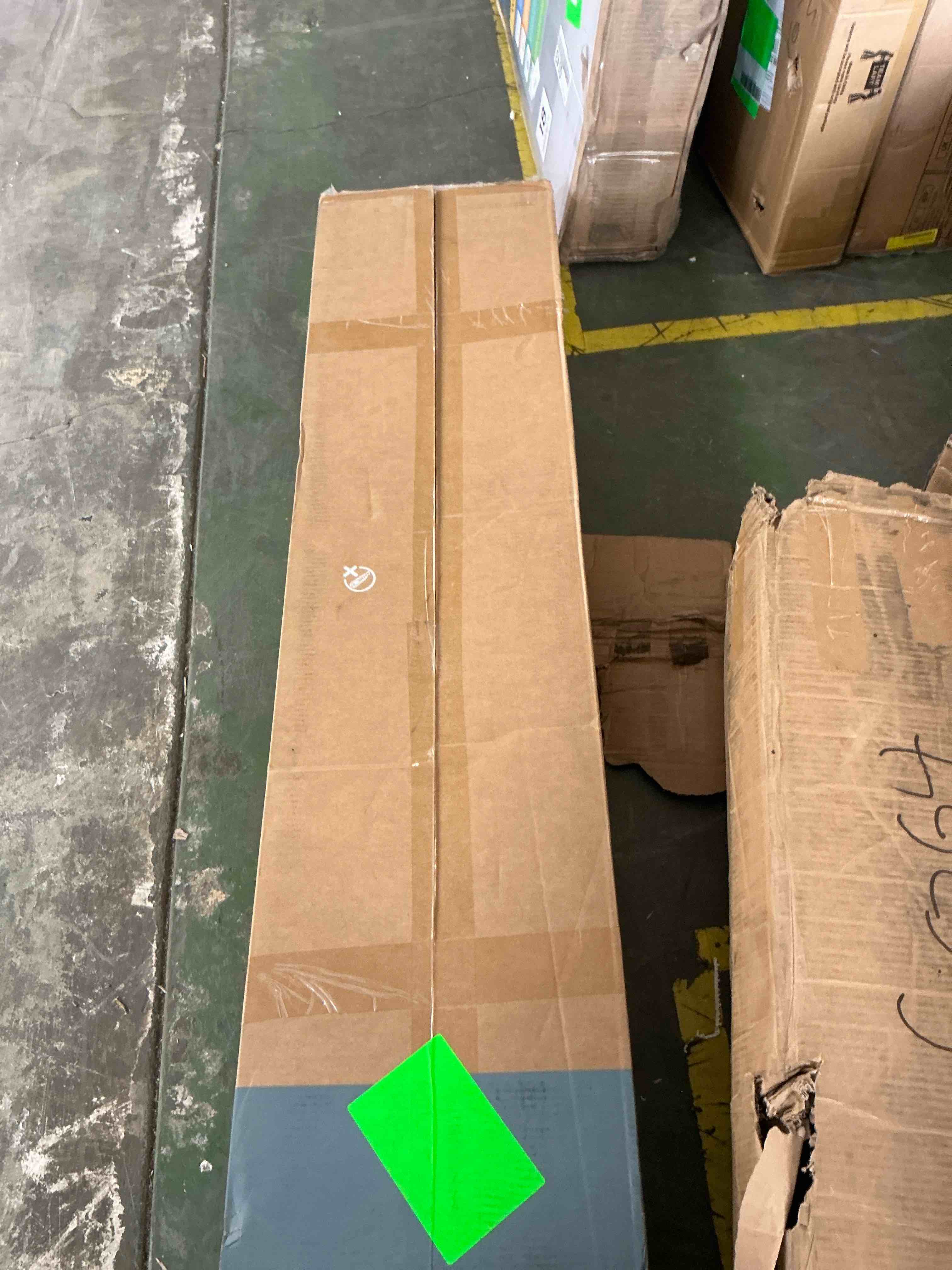 Condition photo showing New/Like New for edx electric standing desk, height adjustable desk, 55 x 24 inches ergonomic stand up desk with memory preset and t-shaped metal bracket for home office