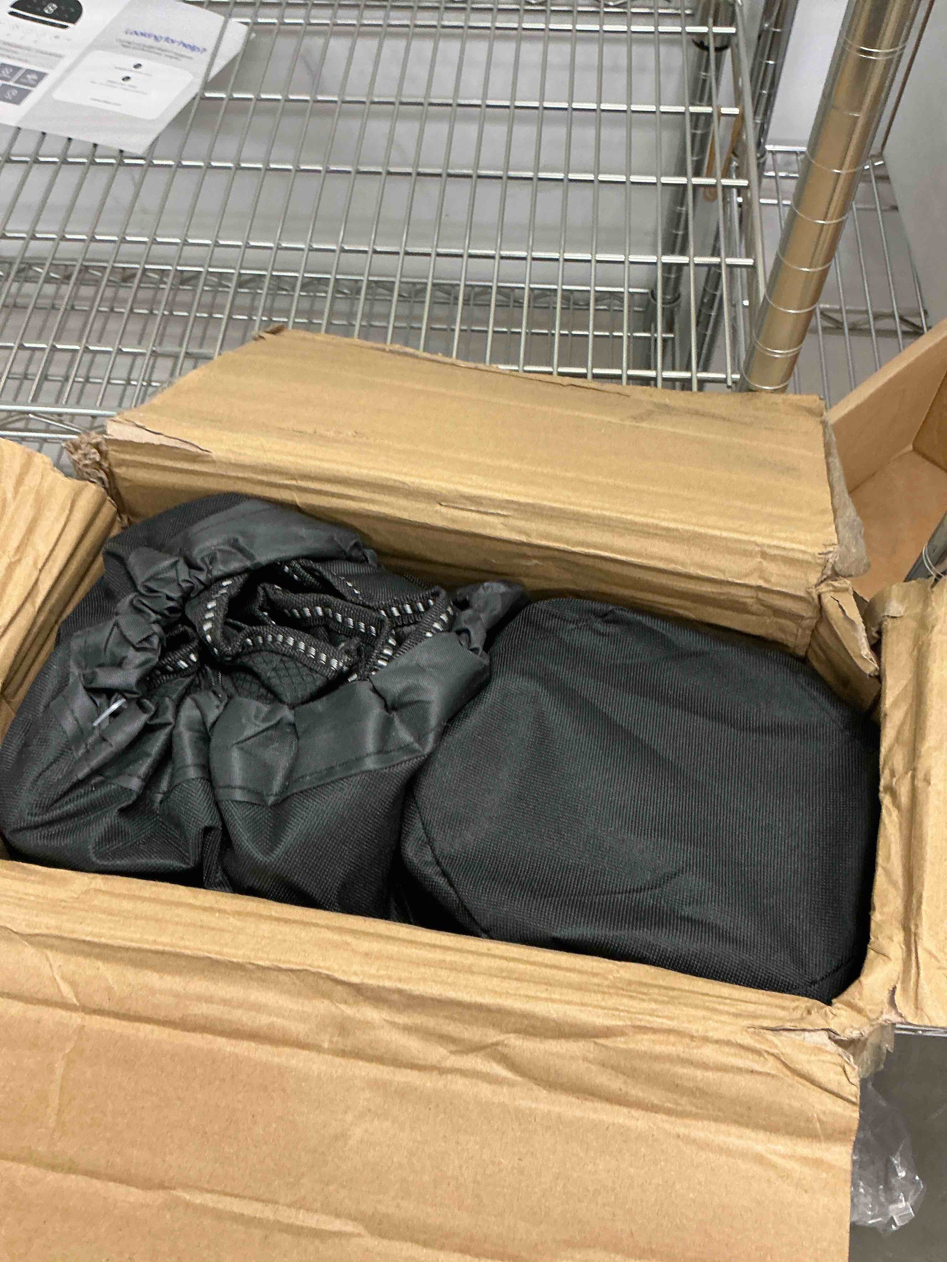 Condition photo showing New/Like New for sophia & william 2 pack oversized camping chair heavy-duty steel frame supports 450lbs, foldable outdoor lawn chair with cup holder for backyard & camping, black