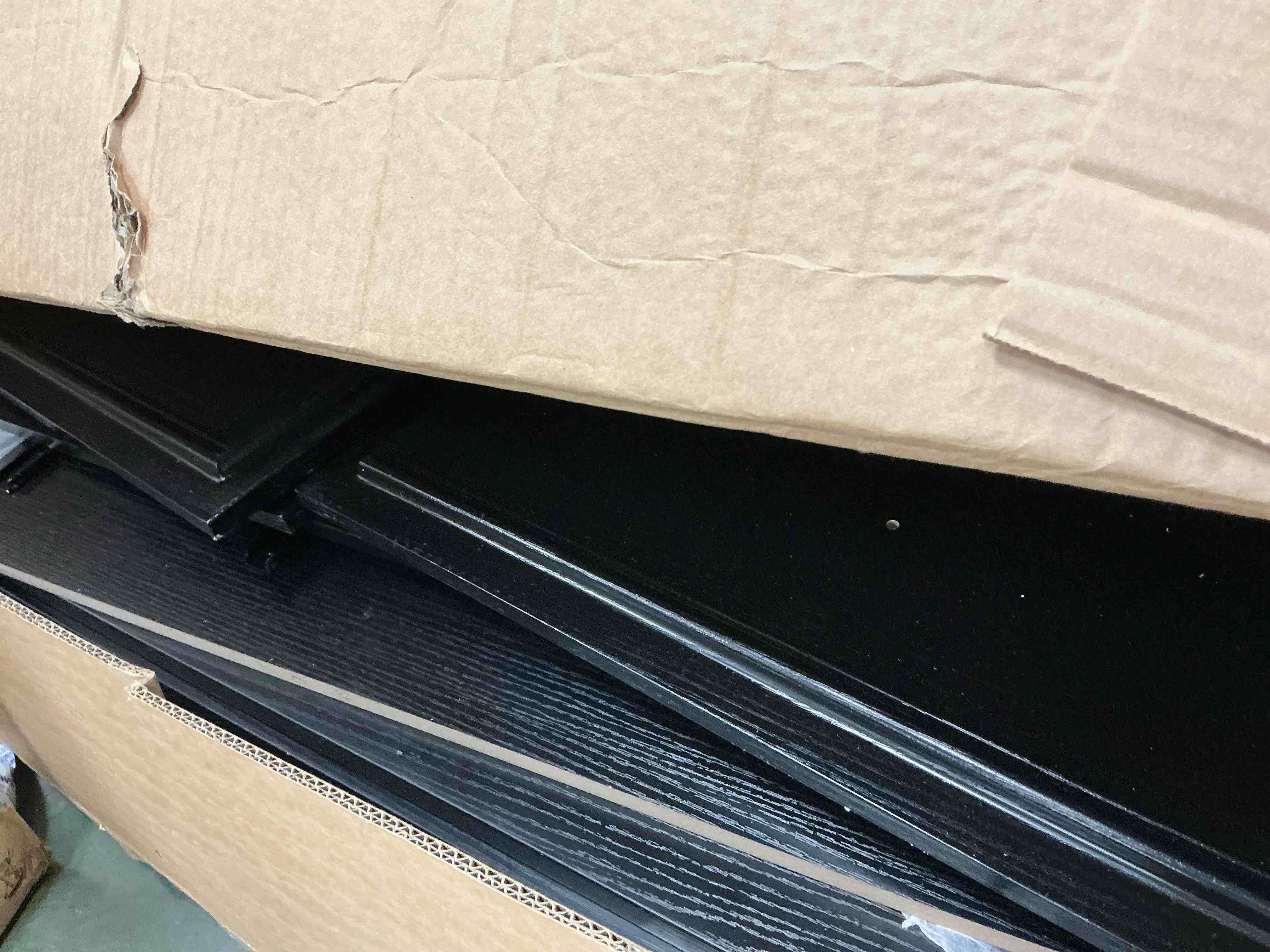 Condition photo showing Good Condition for idealsoul black dresser,6 drawer dresser for bedroom,retro wood storage cabinet for living room