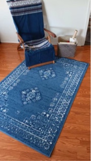 Mohawk 4'x6' Persian Woven Area Rug Blue
