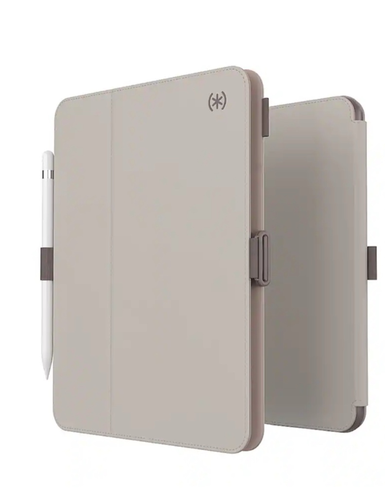 Speck Speck - Balance Folio Case for Apple iPad 11"(A16 chip 2025) and iPad 10.9" (10th Generation) - Beech Grey