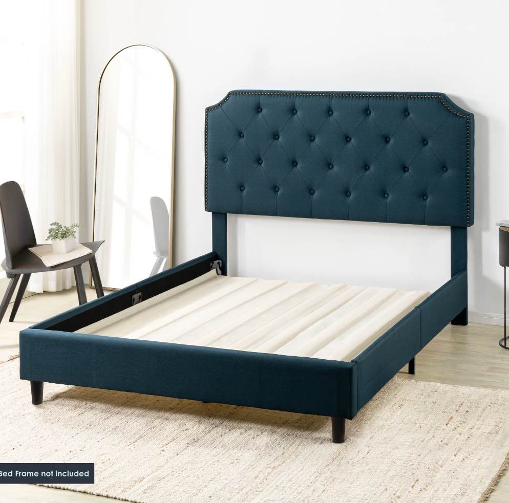 Mellow Wood Bed Slat Board with Fabric Cover, Vertical Mattress Support for Bed Frames, Box Spring or Bed Slat Replacement, Twin