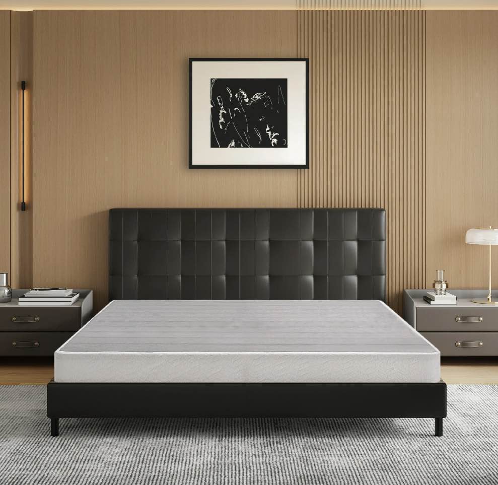 EGOHOME 5 inch Twin Size Metal Box Spring, Easy Assembly Mattress Foundation