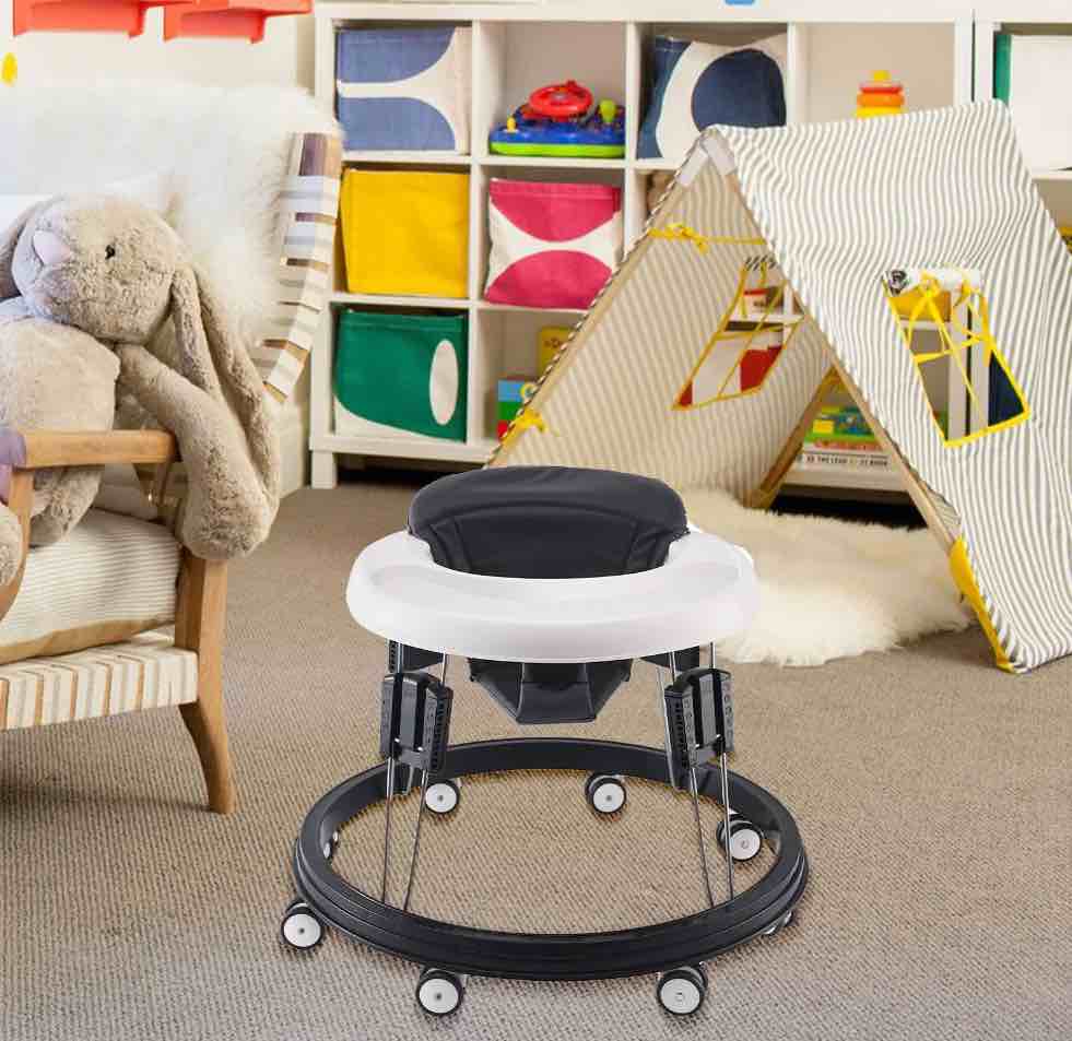 Baby walker 8-18 months multifunctional anti-o-leg anti-rollover the stroller can sit and push to learn to walk