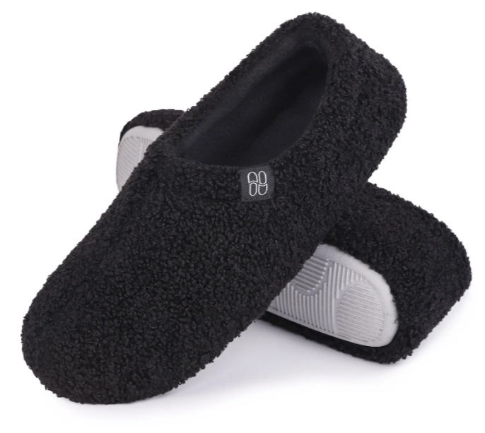 HomeTop Women's Cozy Memory Foam Loafer Slippers Indoor Outdoor