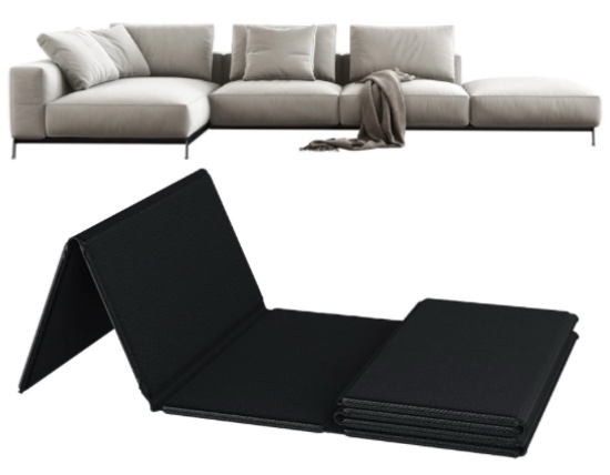 Noble Realm Largest & Widest Sagging Sofa Cushion Support Board [20" x 76"] & Foldable & Machine-Washable & Anti-Slipped & Zip Design - Large Three Seaters/193cm/76 inches